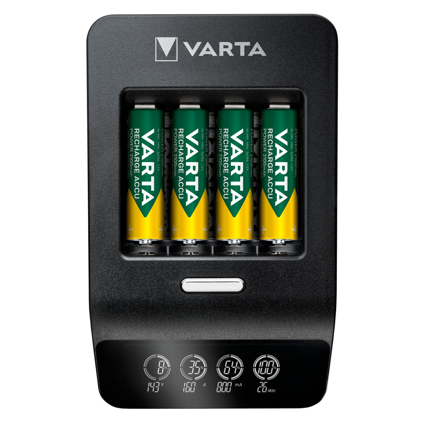 Varta Rask batterilader med overvåking