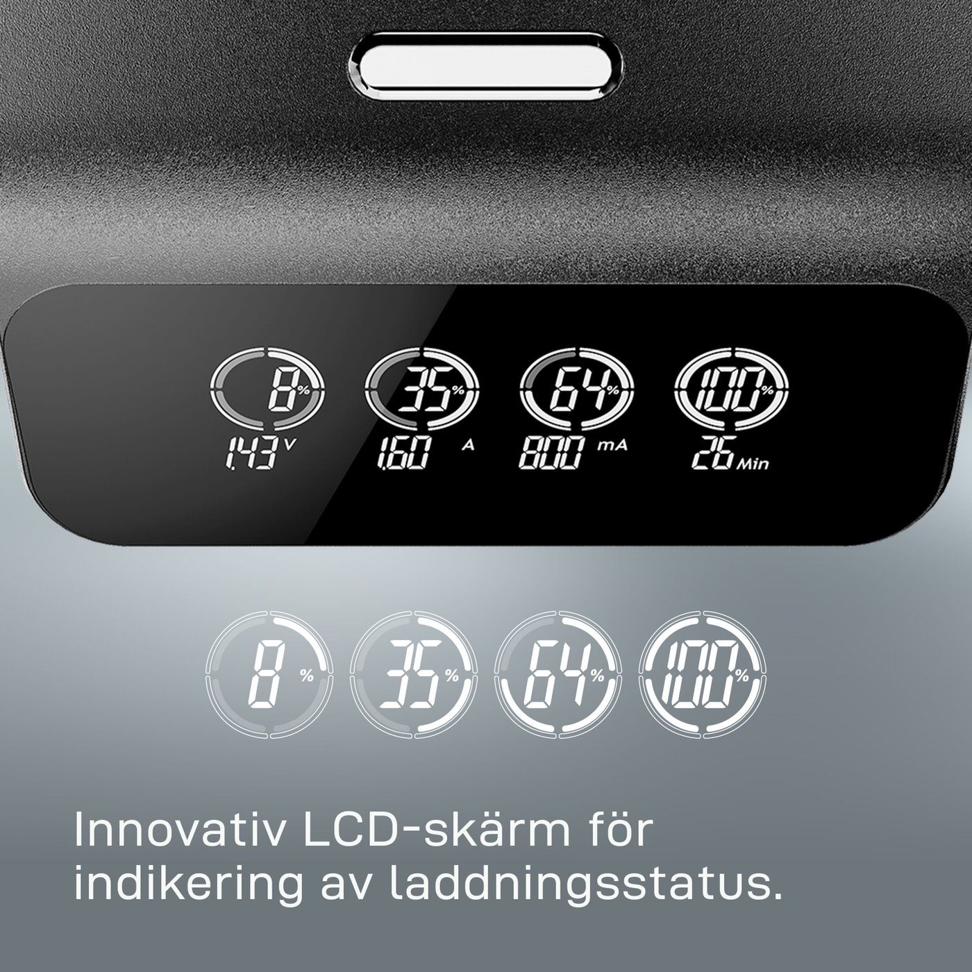 Varta Snabb batteriladdare med övervakning