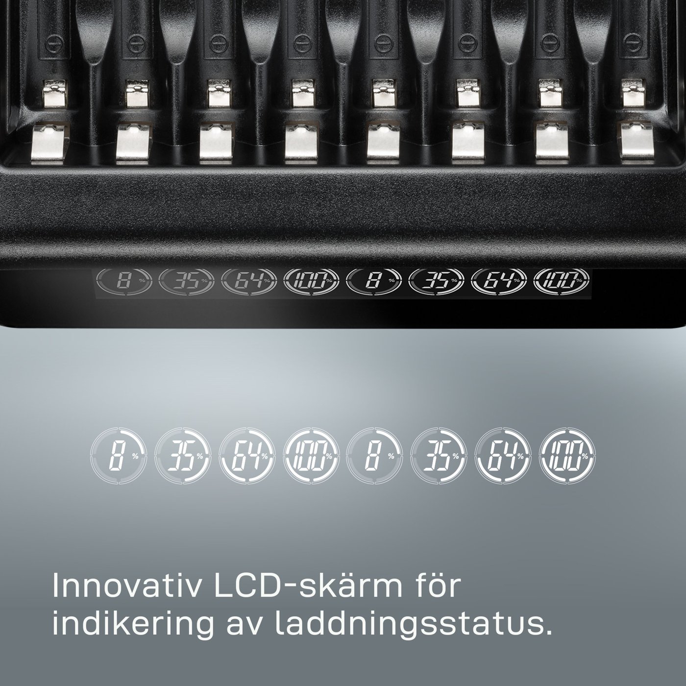 Varta LCD Multi Charger+ Batteriladdare