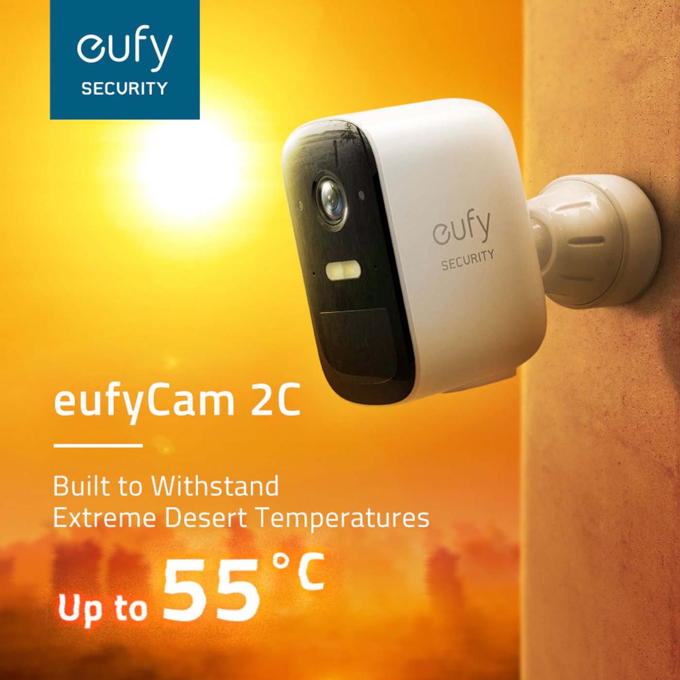 Eufy EufyCam 2C Kit Övervakningssystem 3 kameror