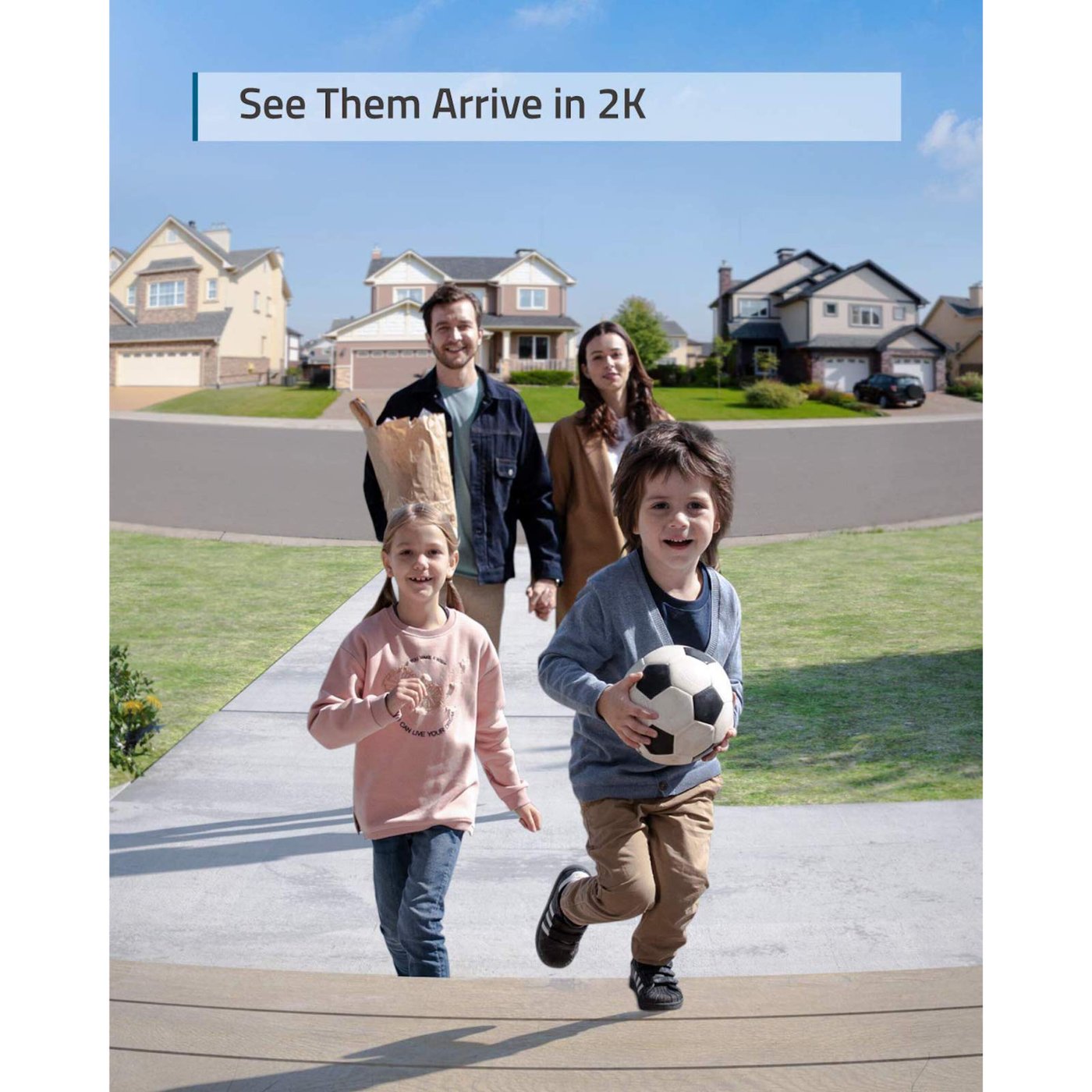 Eufy Video Doorbell 2K med basestasjon