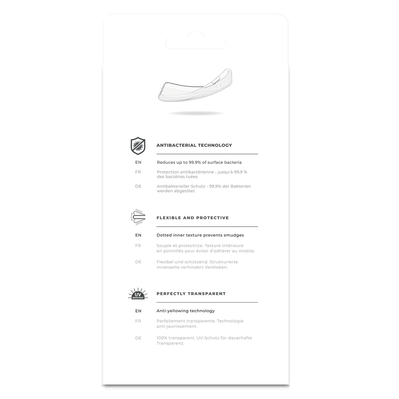 Xqisit Transparent skal för Galaxy S21 FE
