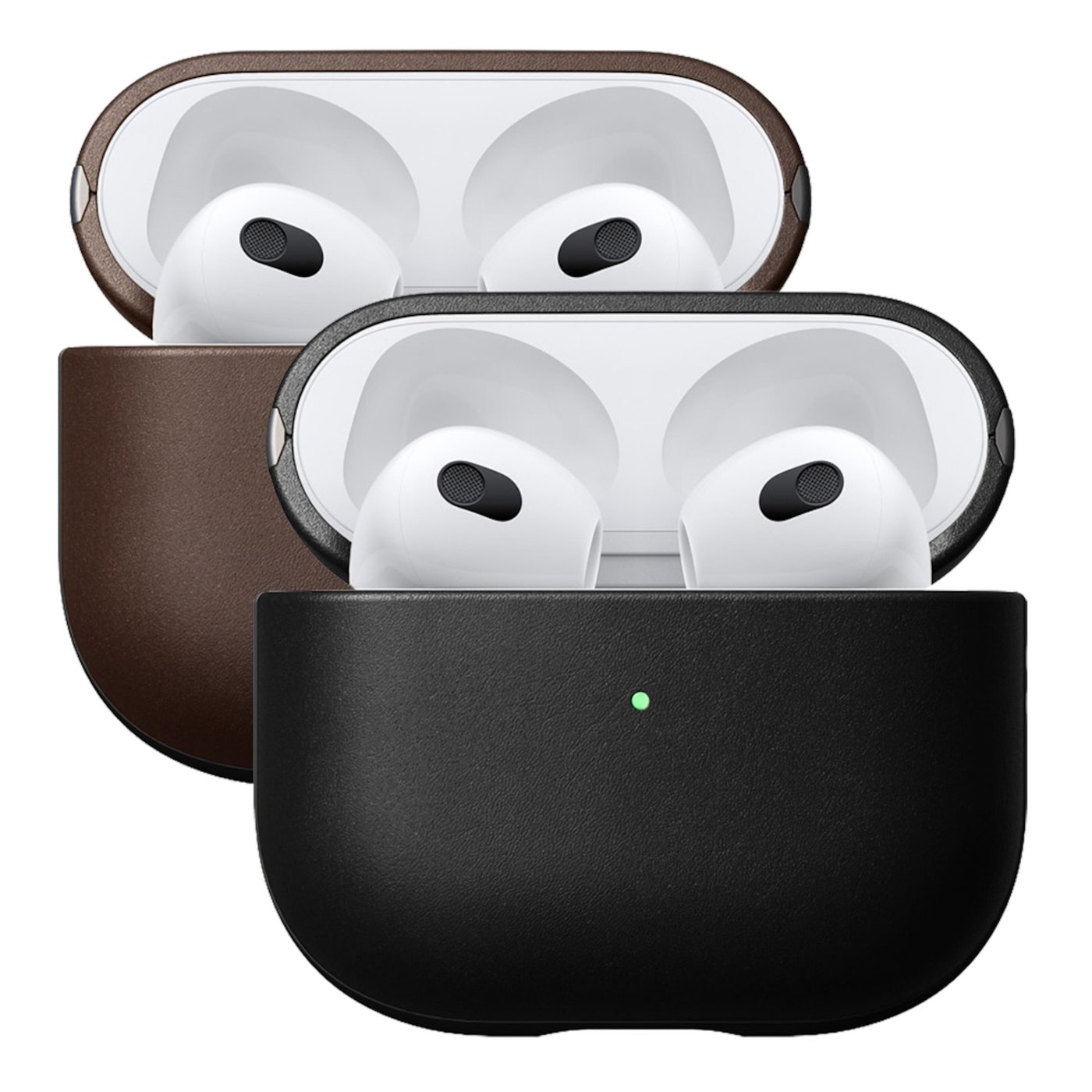 Nomad Modern Leather Case för AirPods Series 3 (2021) Svart