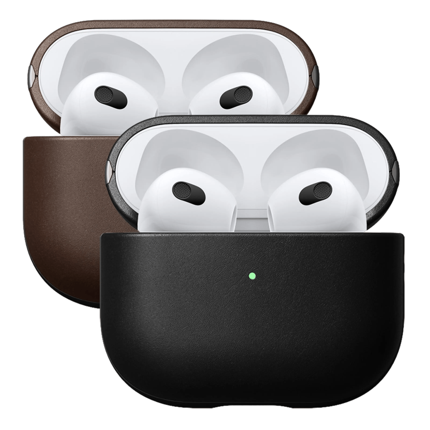 Nomad Modern Leather Case för AirPods Series 3 (2021) Brun