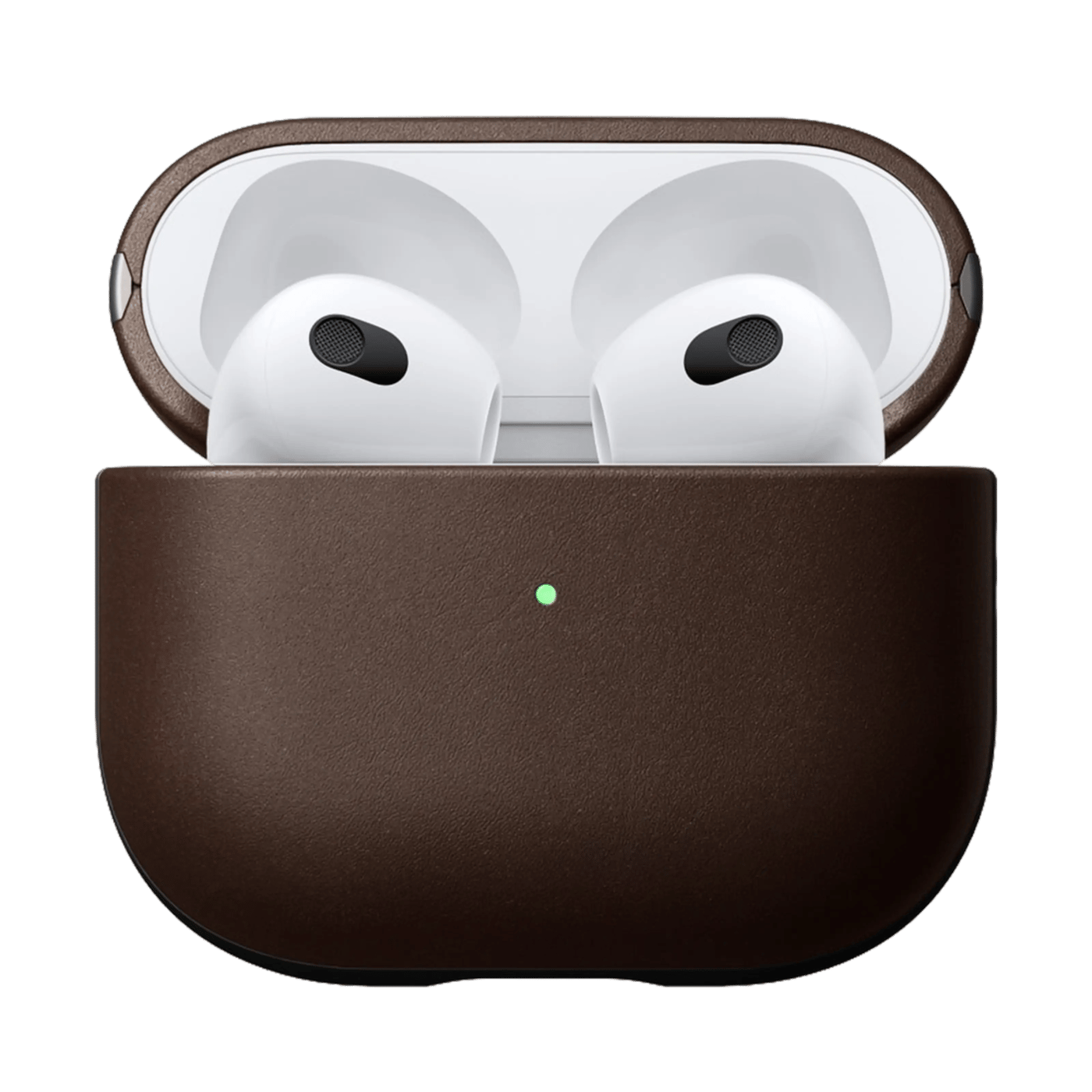 Nomad Modern Leather Case för AirPods Series 3 (2021) Brun