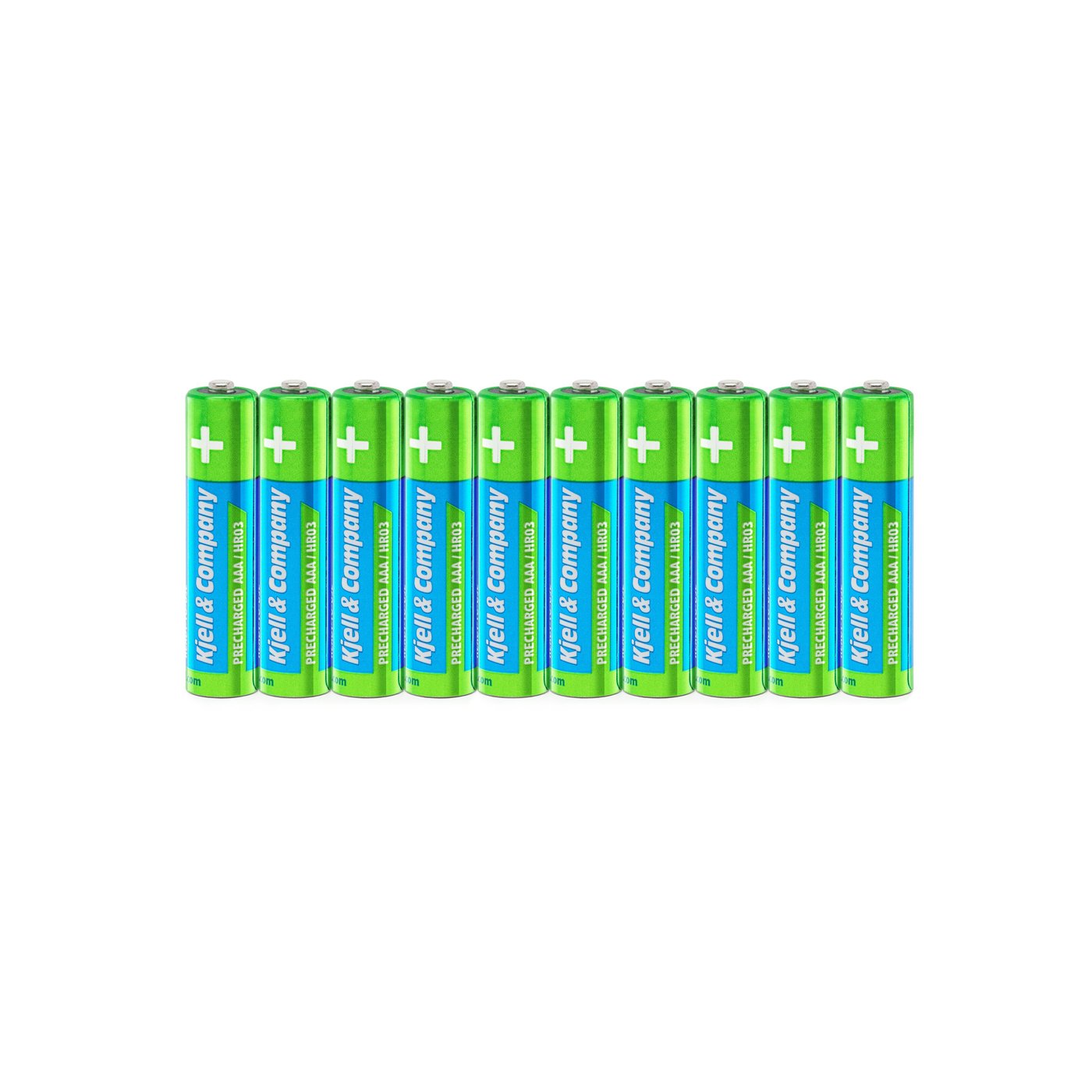 Kjell & Company Laddningsbara AAA-batterier 950 mAh 10-pack