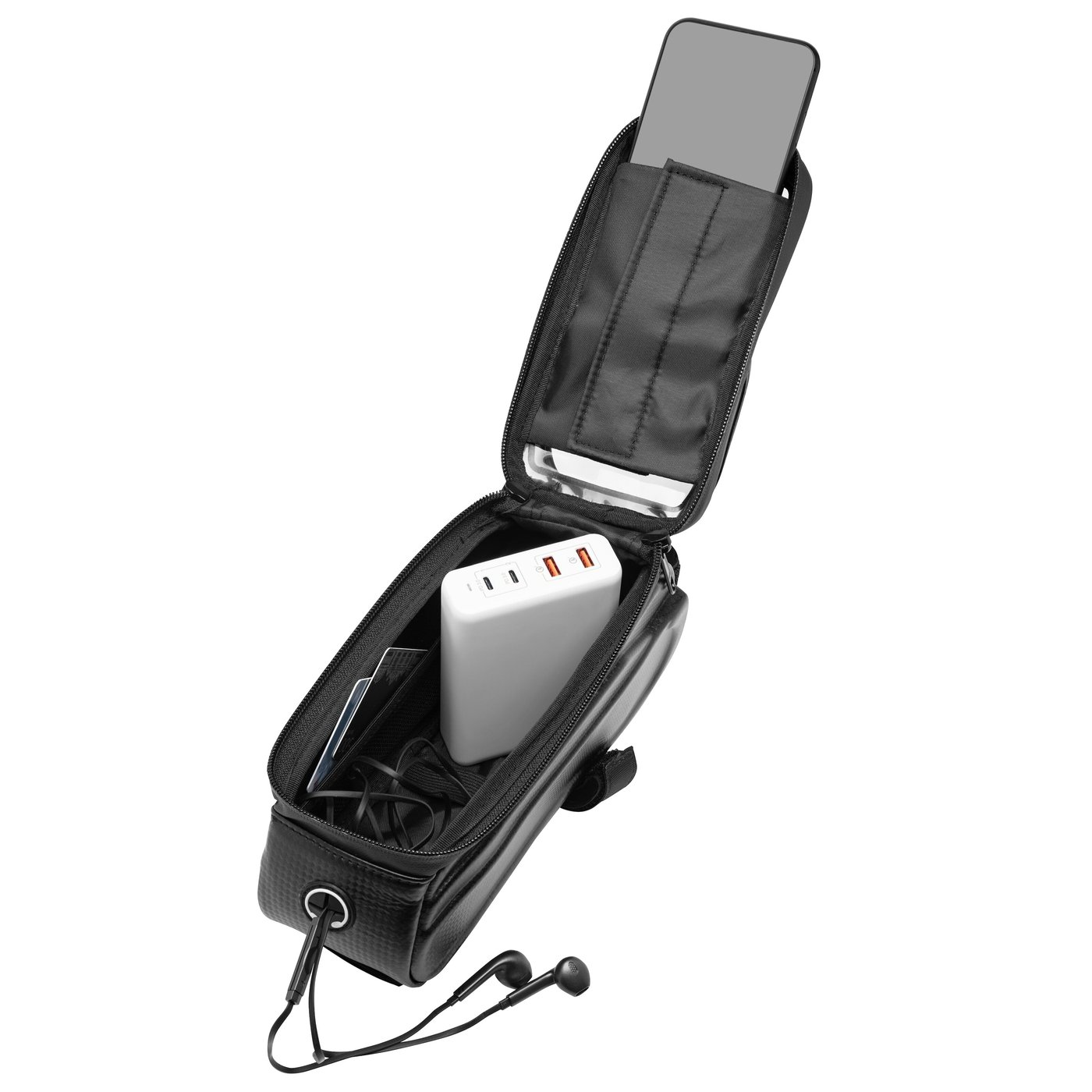 Linocell Cykelväska med telefonficka för ram