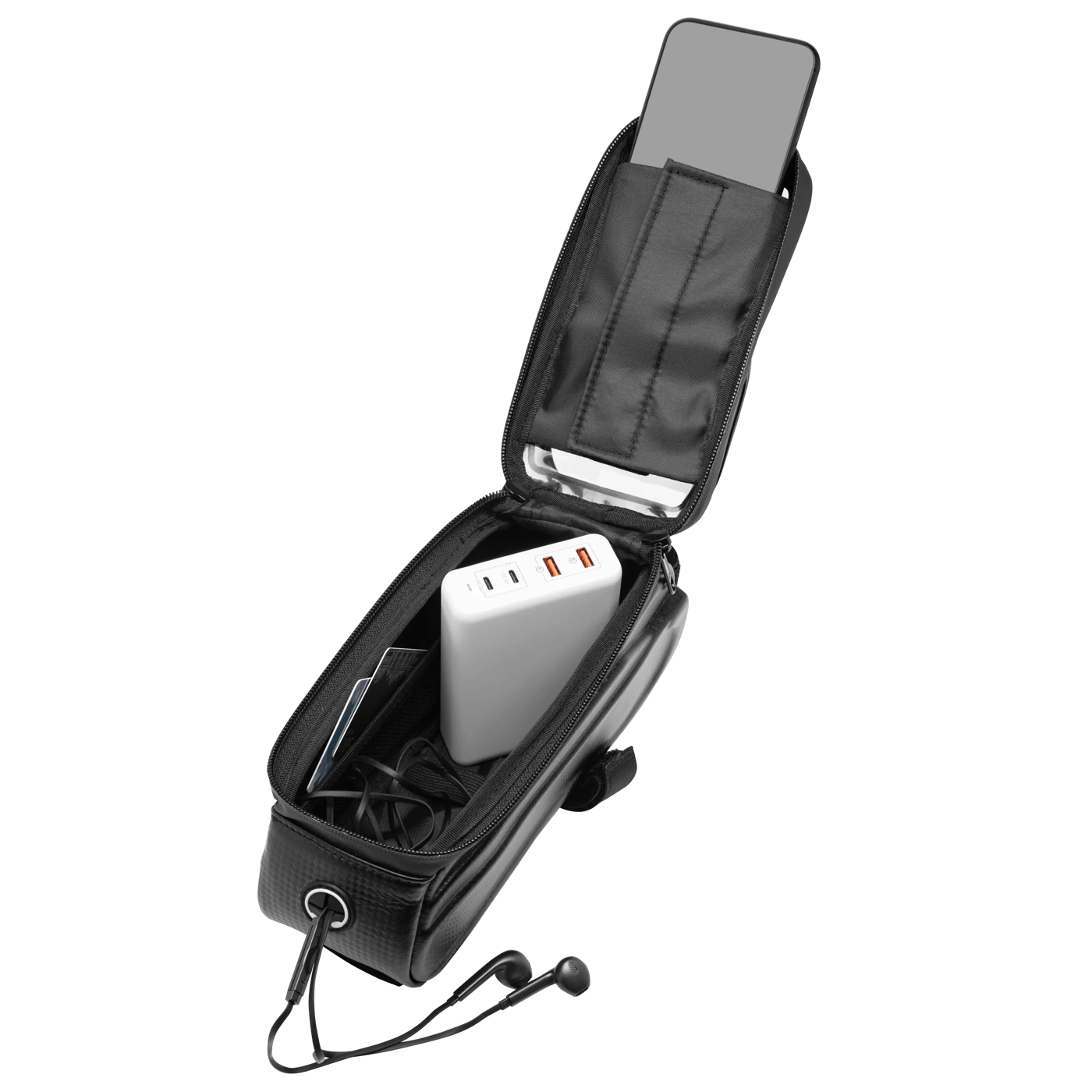 Linocell Sykkelveske med mobillomme - for rammen