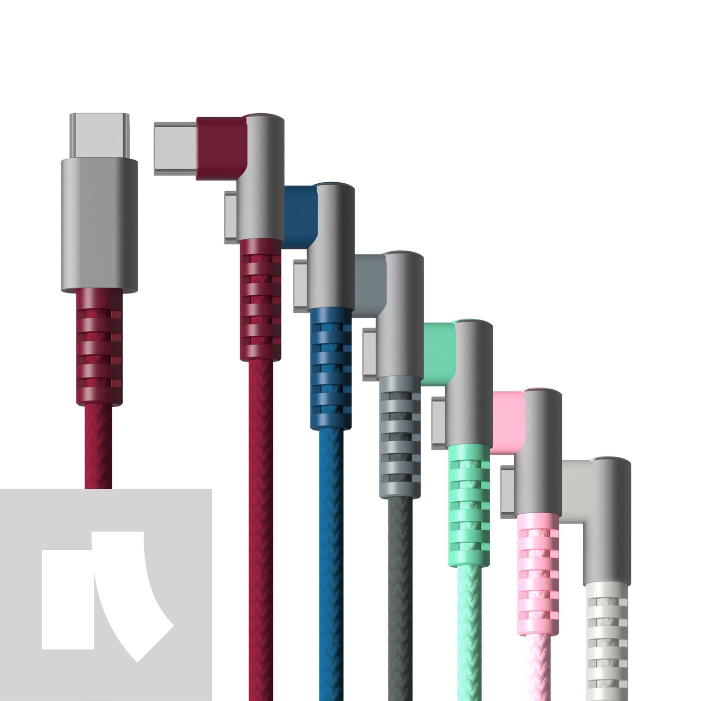 USB-C till USB-C 1,2 m Teal