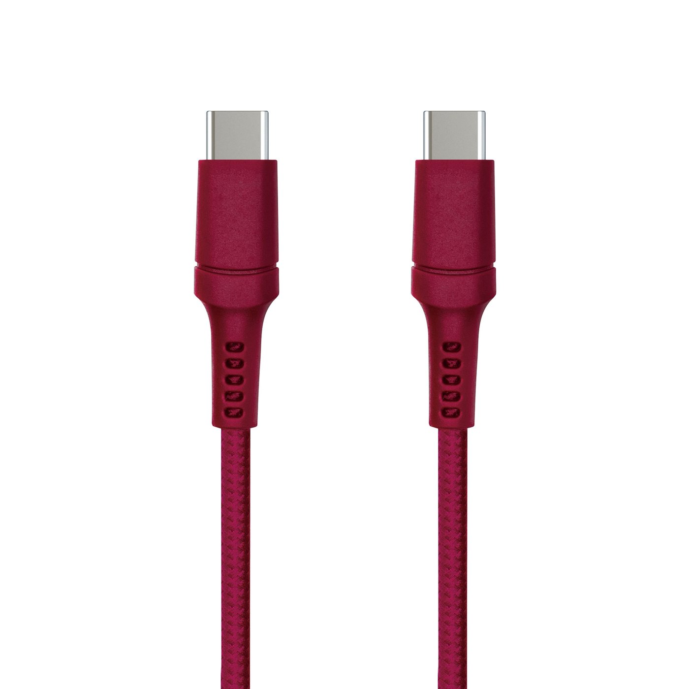 USB-C til USB-C 0,5 m Rød
