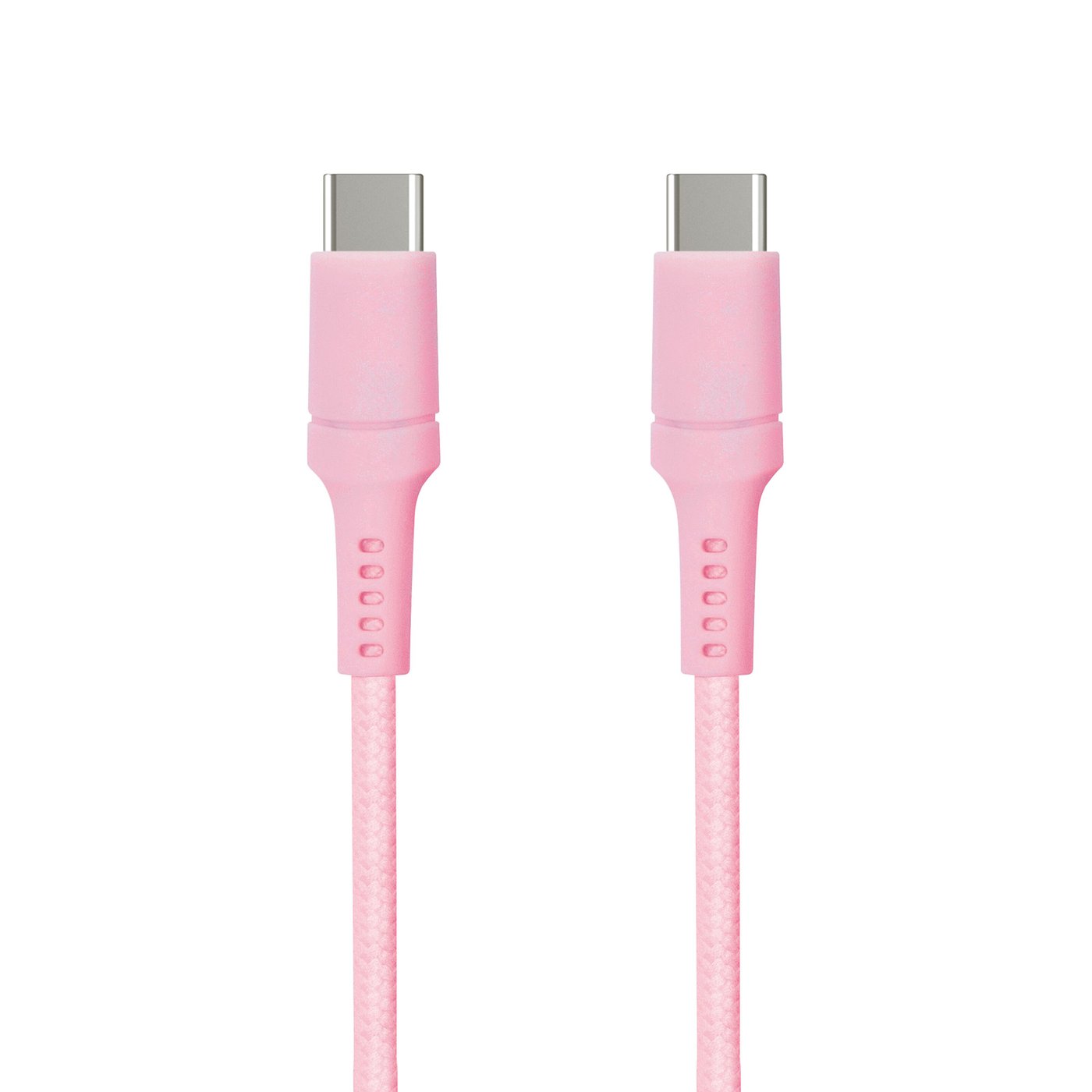USB-C til USB-C 0,5 m Rosa