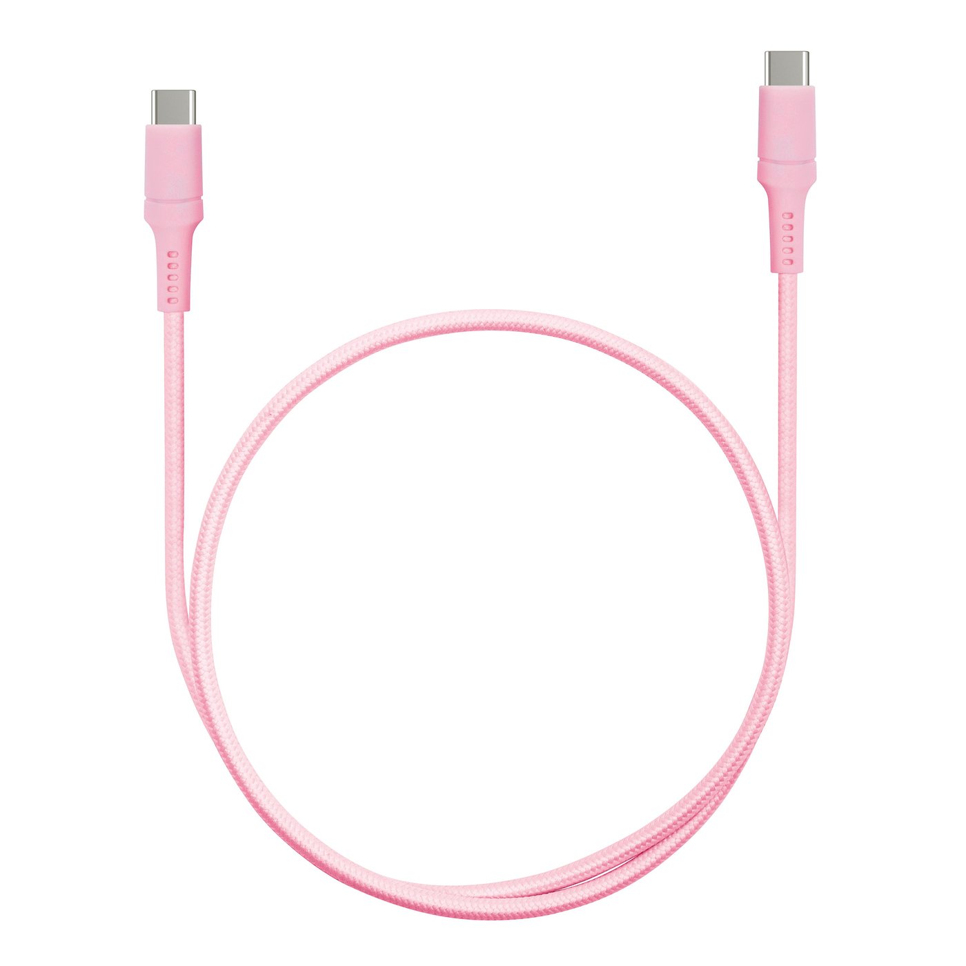 USB-C till USB-C 0,5 m Rosa