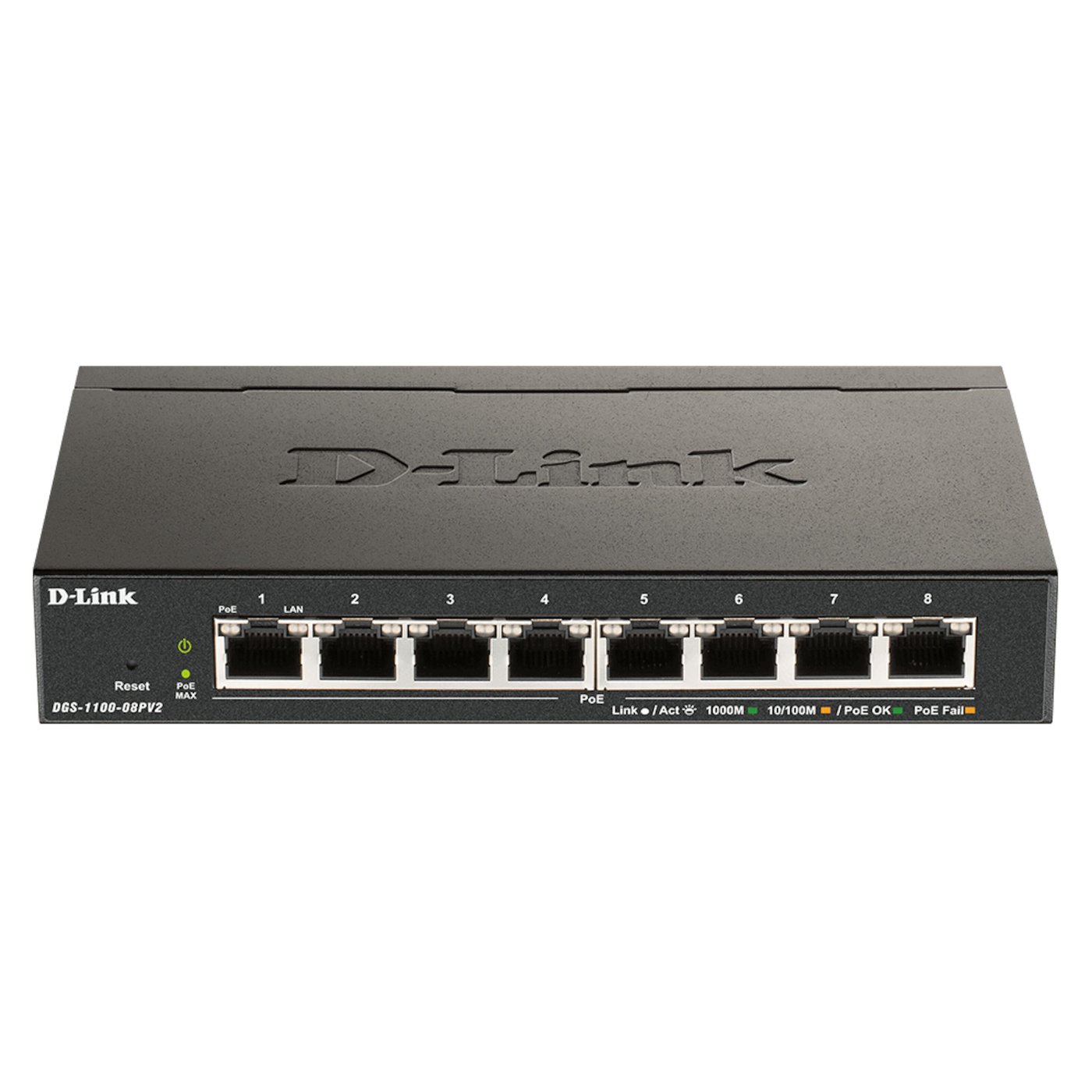D-Link Gigabitswitch 8 portar PoE