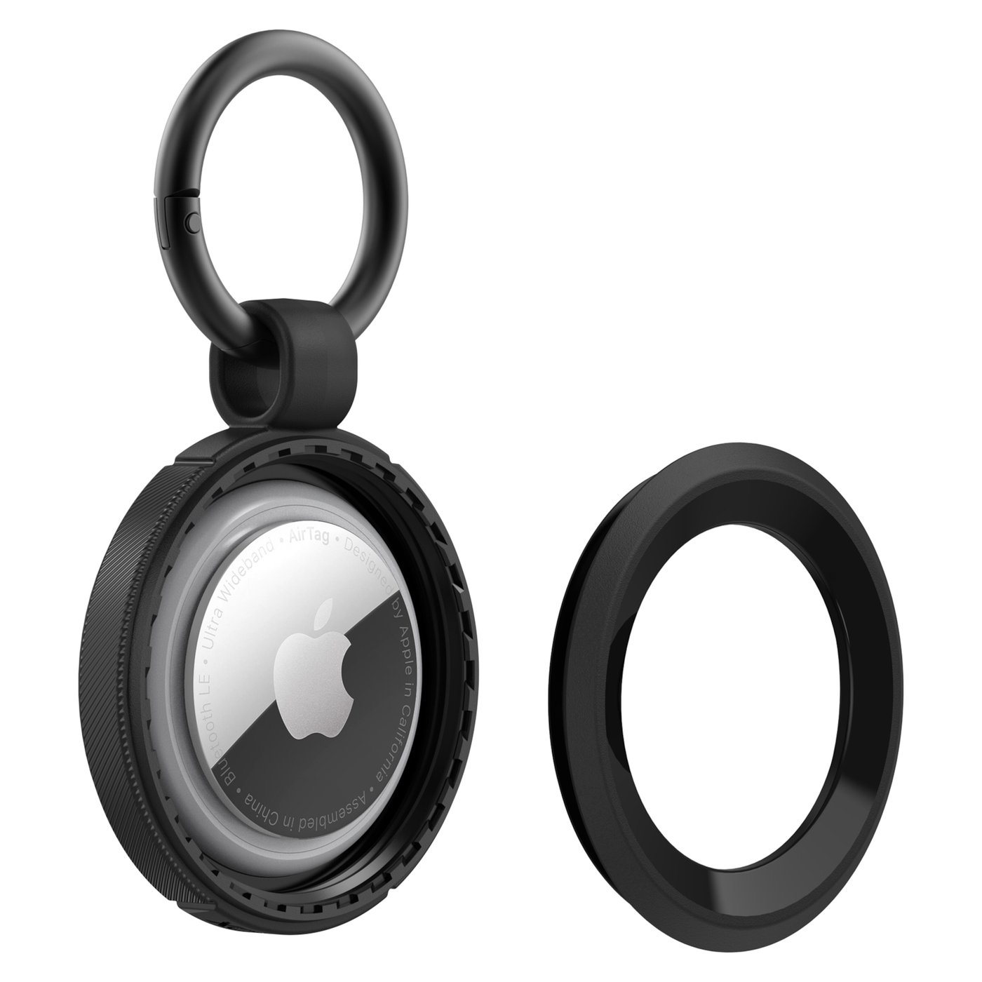 Otterbox AirTag Rugged Case nyckelring Svart