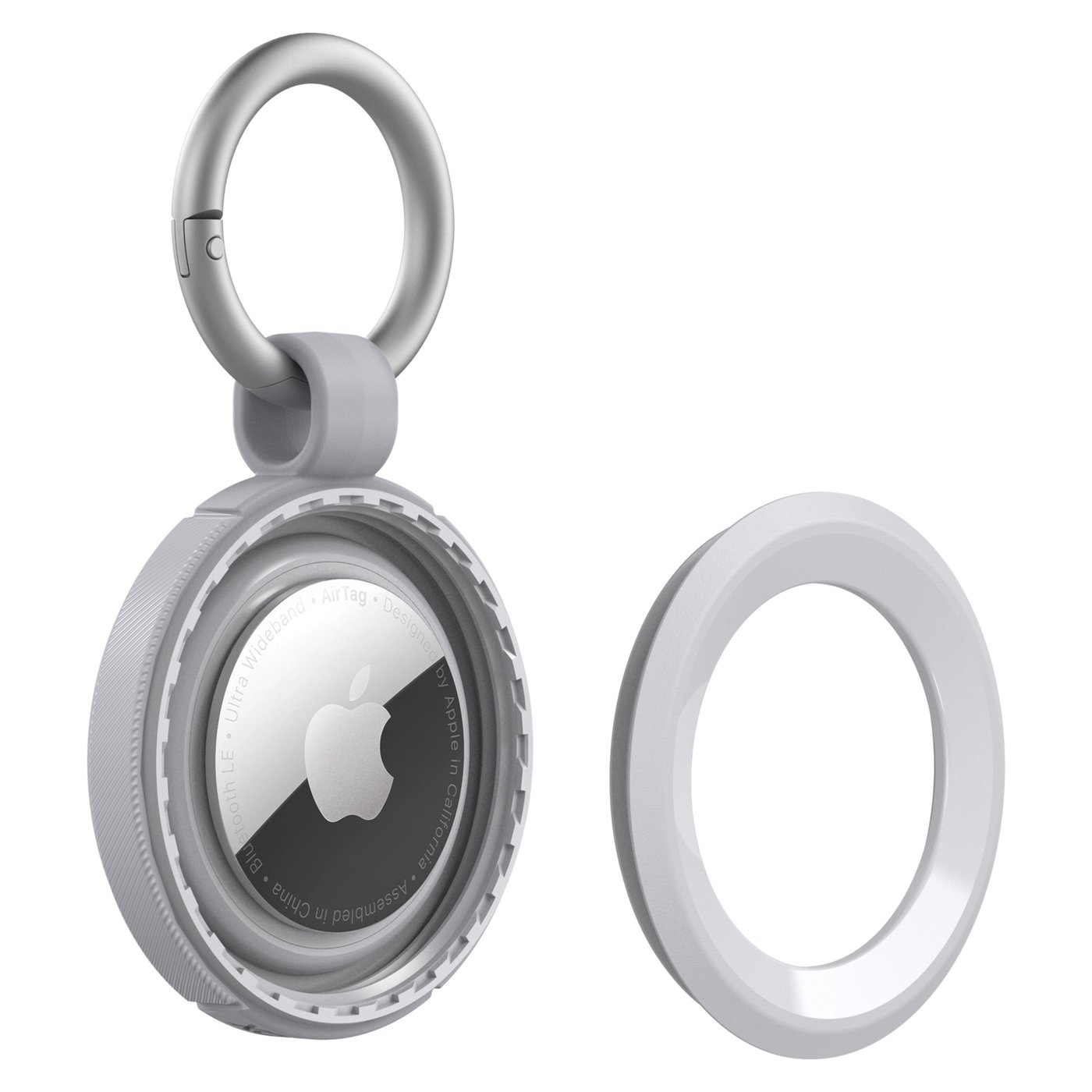 Otterbox AirTag Rugged Case nyckelring Vit