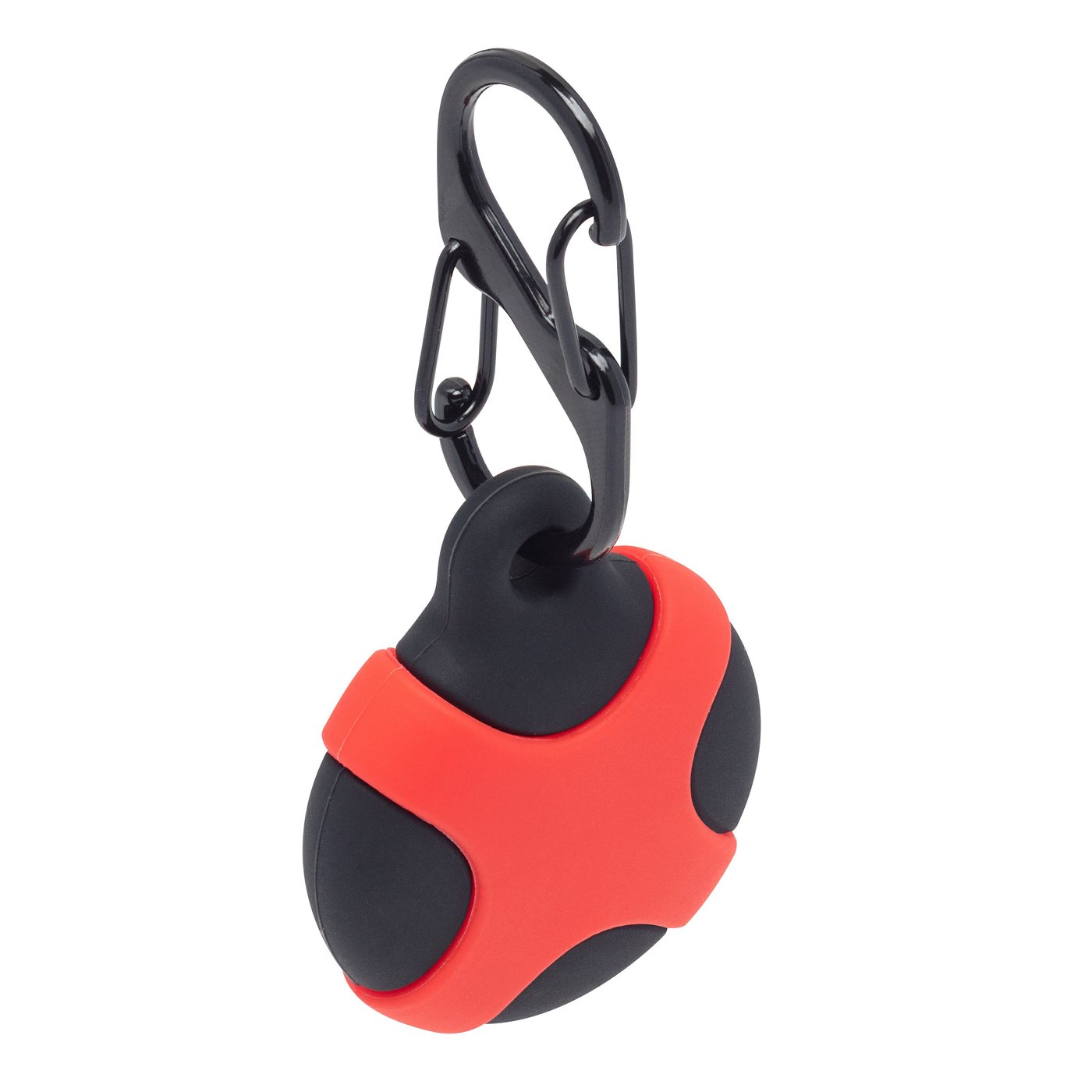 Linocell AirTag silikonfodral för djur Svart/Röd