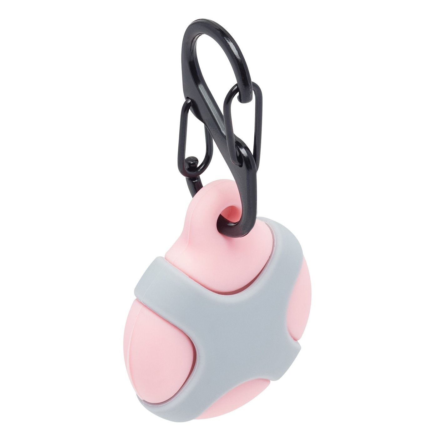 Linocell AirTag Silikonetui for dyr Rosa/Grå