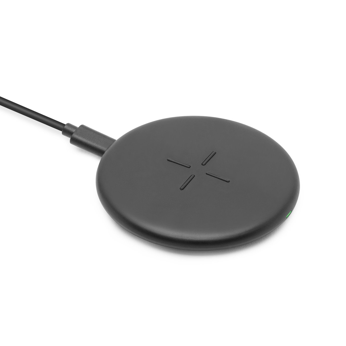 Linocell Trådlös Qi-snabbladdare 15 W Svart