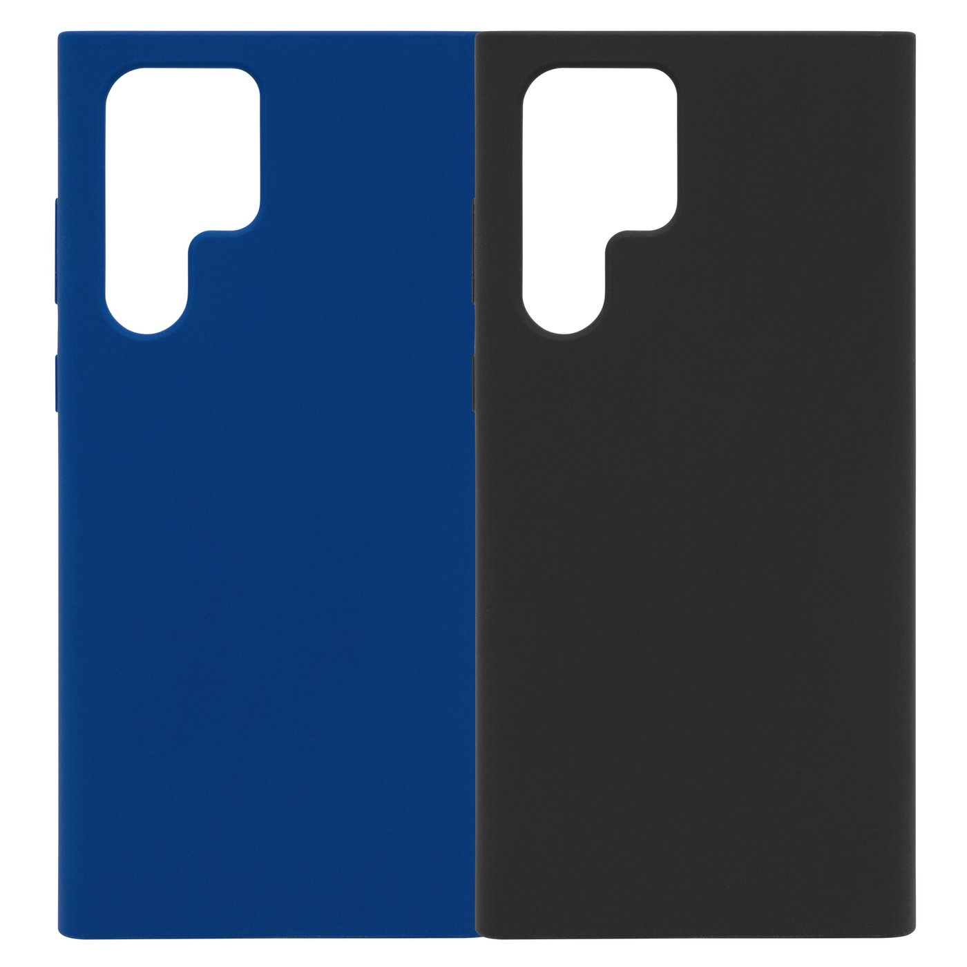 Linocell Rubber Case for Galaxy S22 Ultra Svart