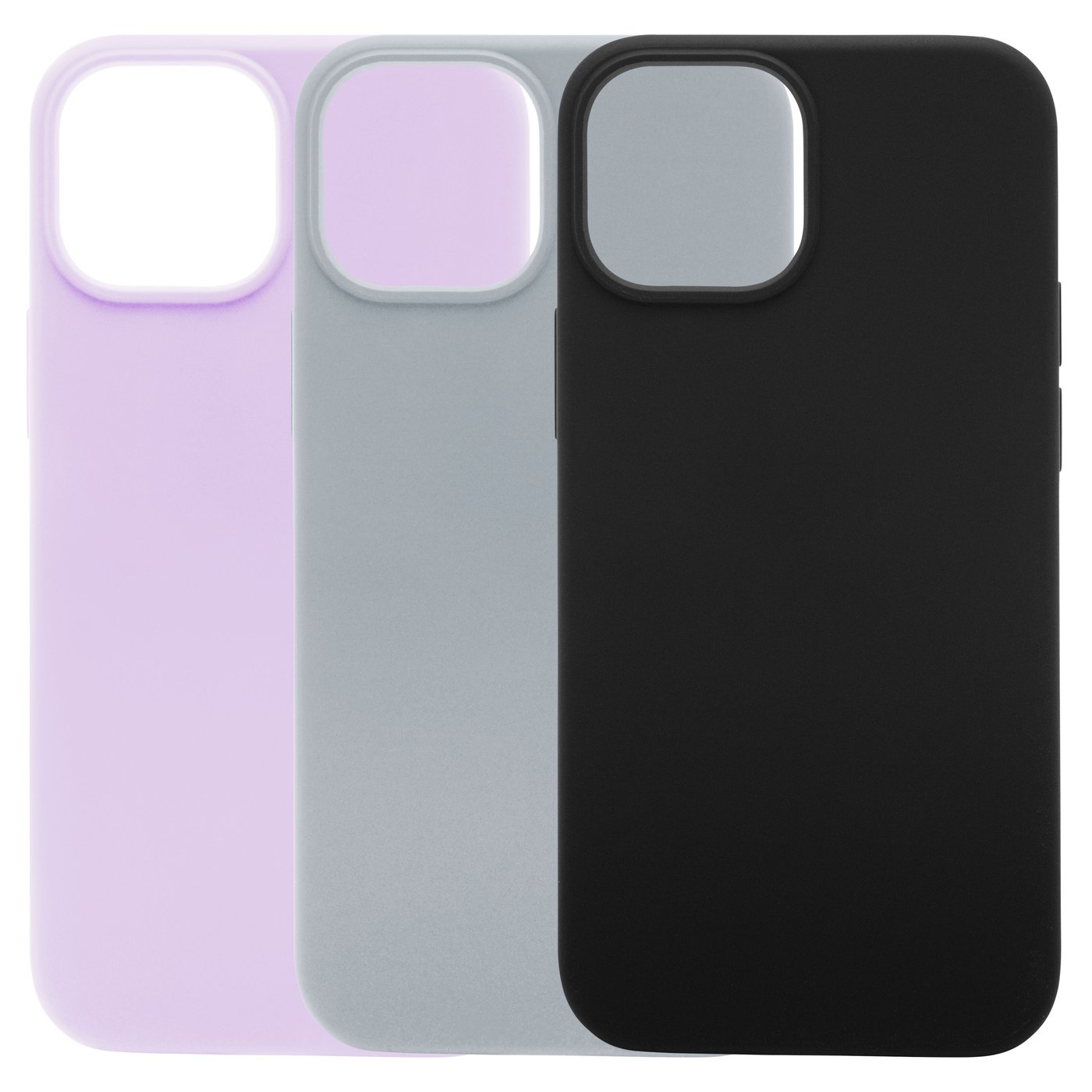 Linocell Rubber Case iPhone för iPhone 13 Mini Grå