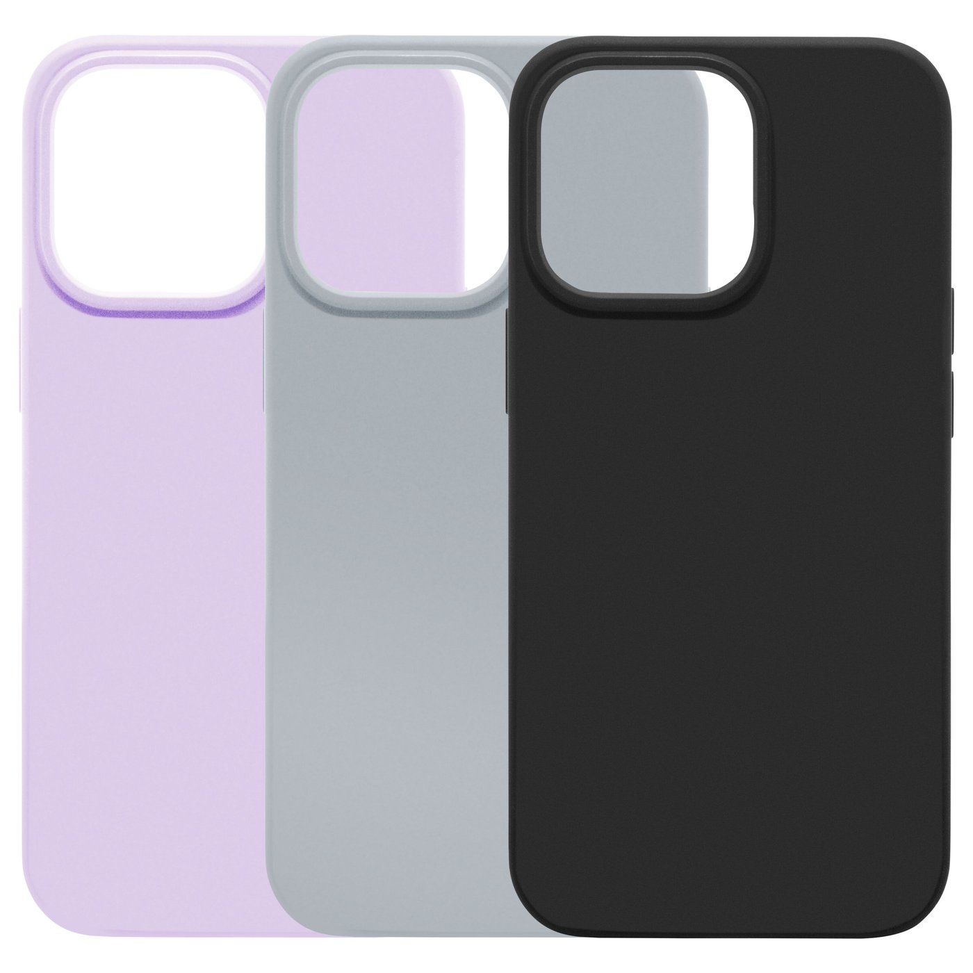 Linocell Rubber Case för iPhone 13 Pro Grå