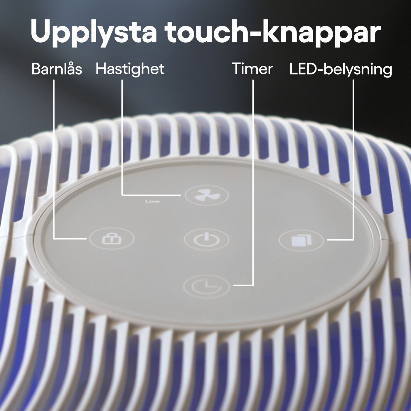 Cleverio Air Purifier smart luftrenare