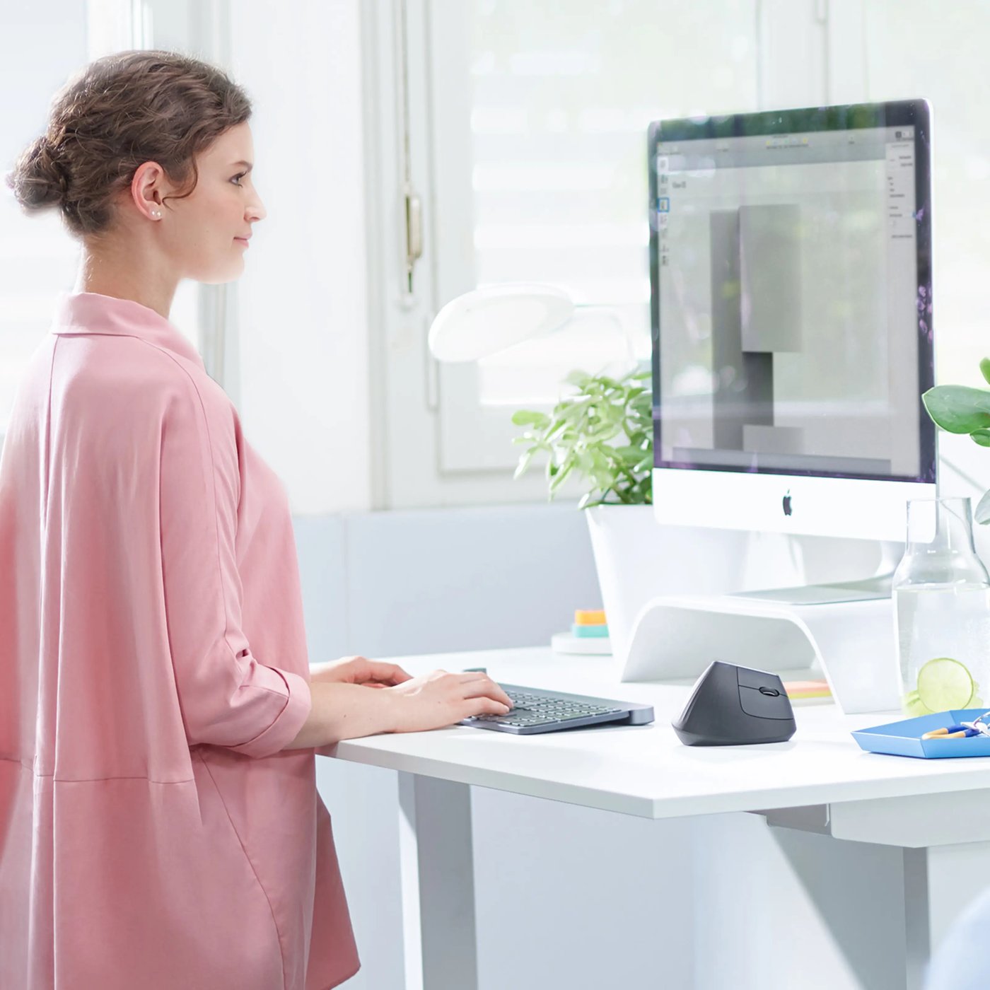 Logitech MX Vertical Trådløs datamus