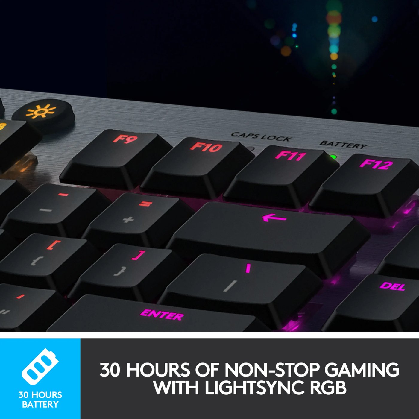Logitech G 915 Lightspeed Mekanisk tastatur GL Tactile