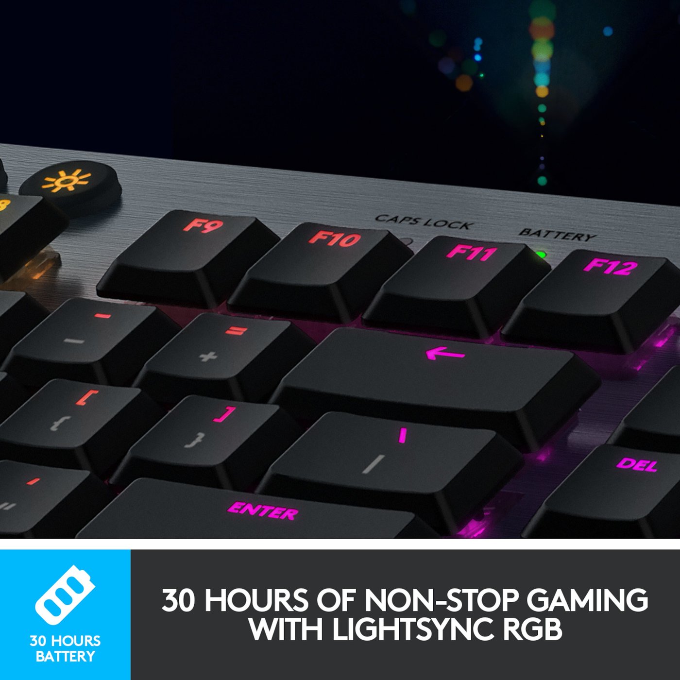 Logitech G 915 Lightspeed Mekanisk tastatur GL Clicky