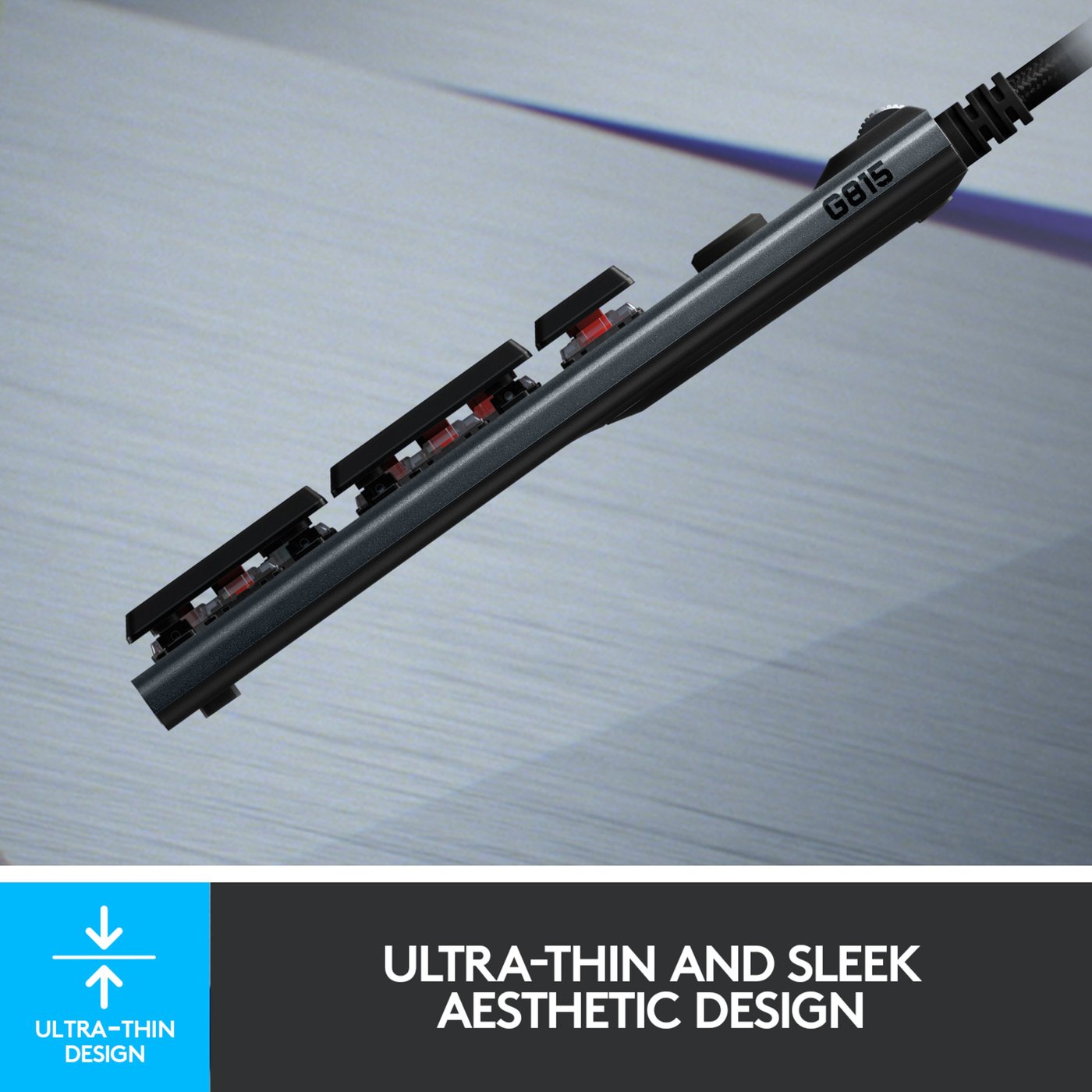 Logitech G 815 Mekanisk tastatur GL Clicky