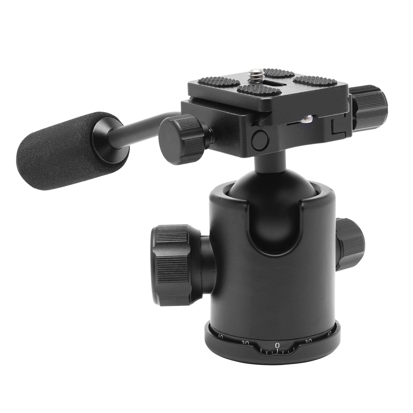 Nikabe Justerbart Stativhuvud med snabbplatta