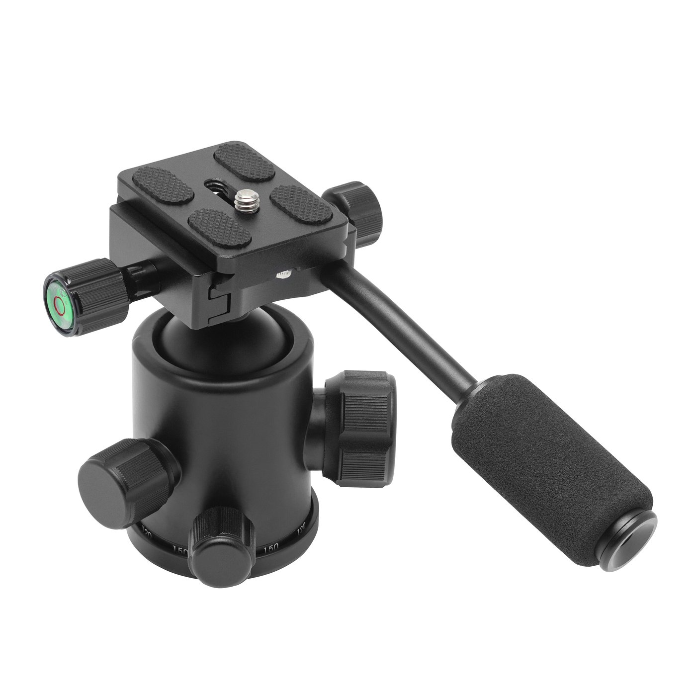 Nikabe Justerbart Stativhuvud med snabbplatta