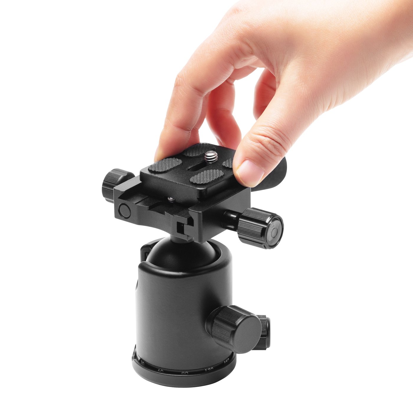 Nikabe Justerbart Stativhuvud med snabbplatta