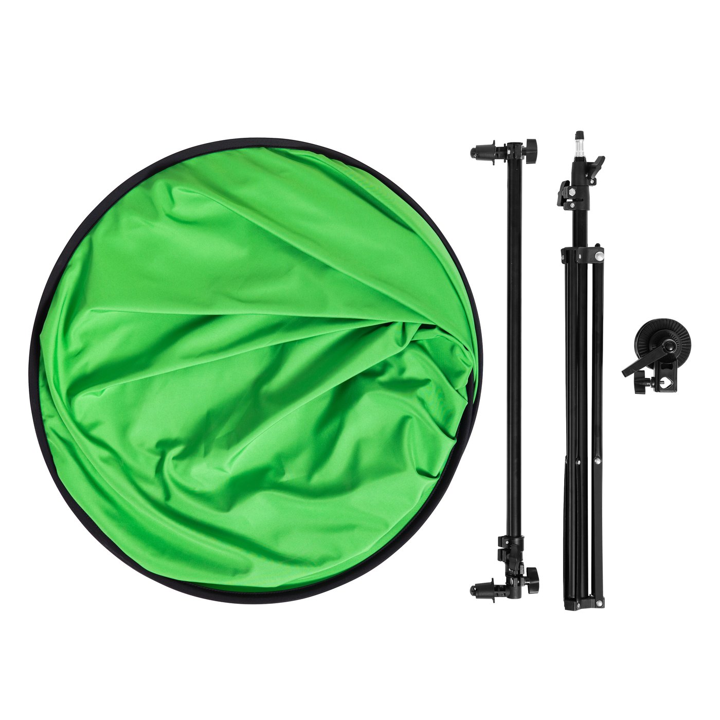 Plexgear Tvåfärgad Green Screen med stativ 1.5x2 m