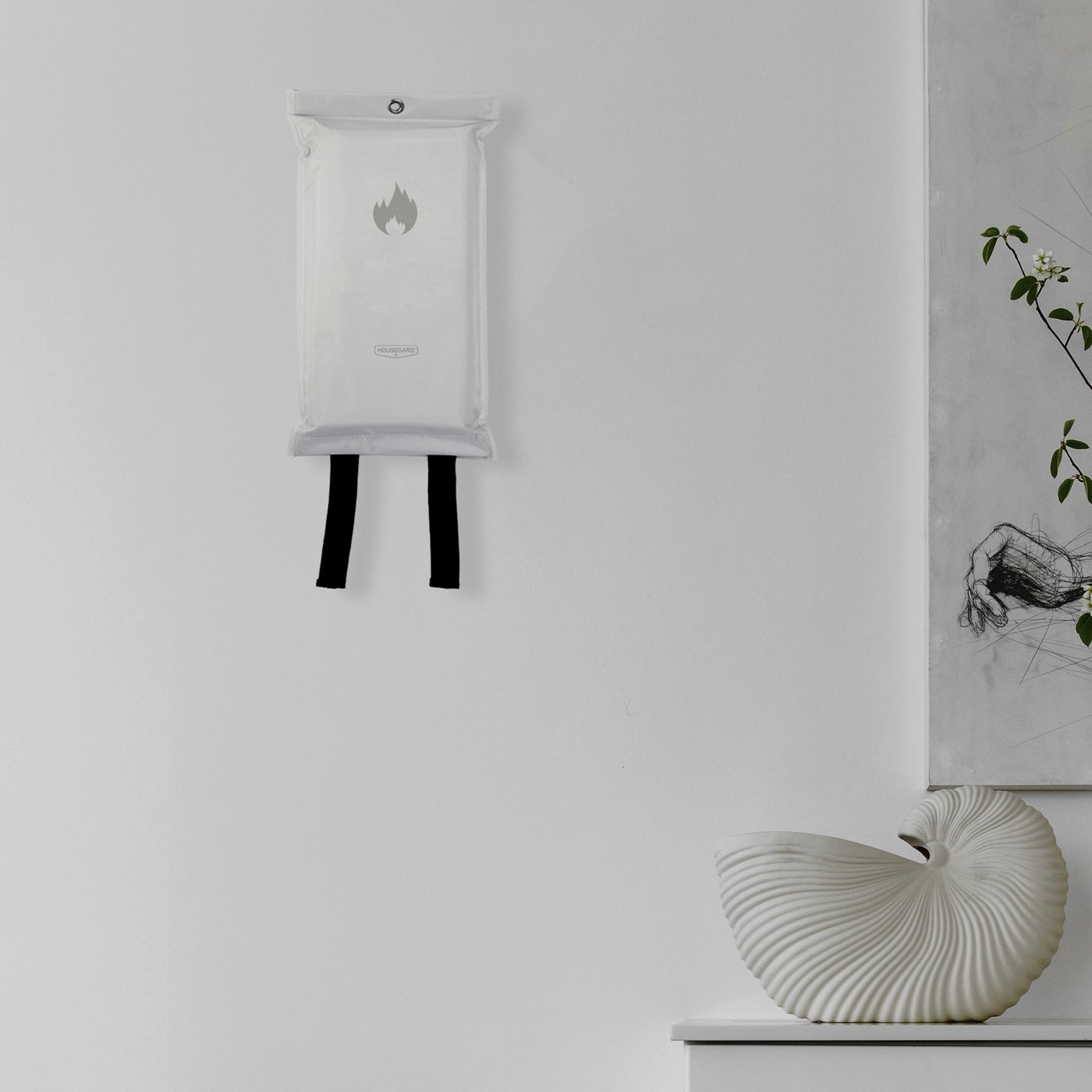 Housegard Brandfilt Design Edition 120x180 cm Vit