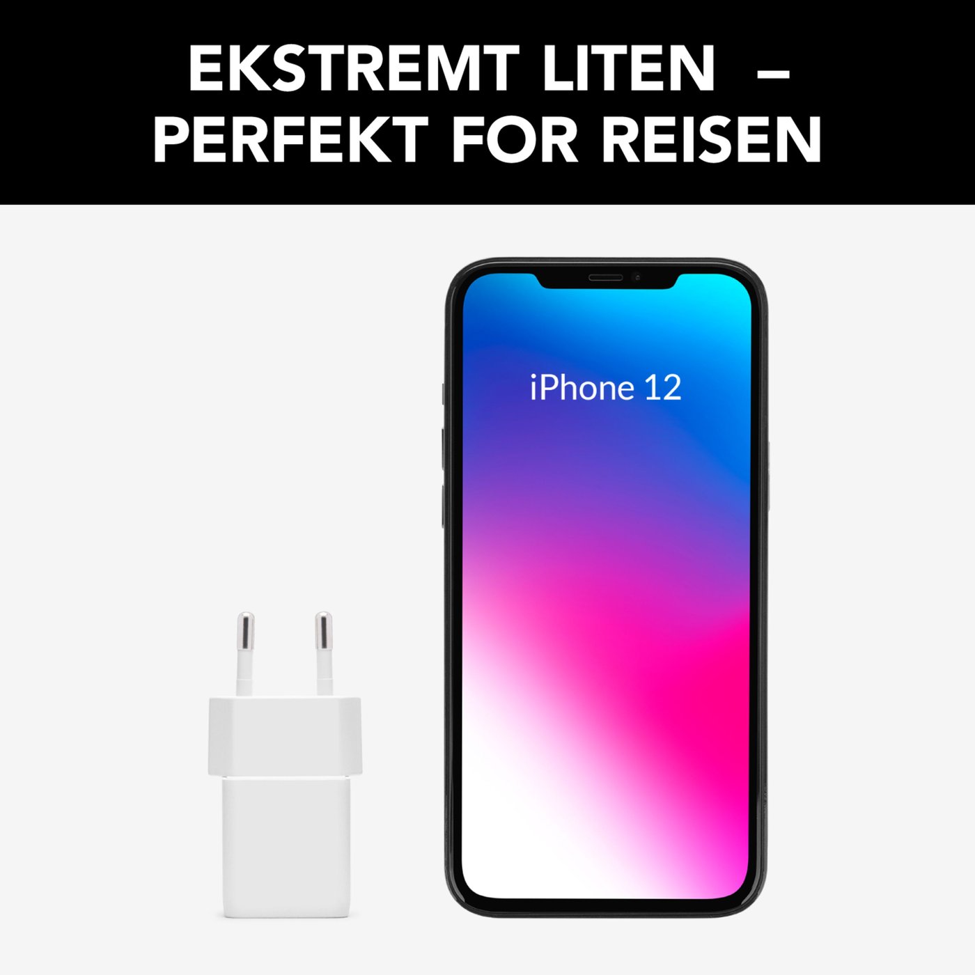 Linocell USB-C-lader med PD 20 W Hvit