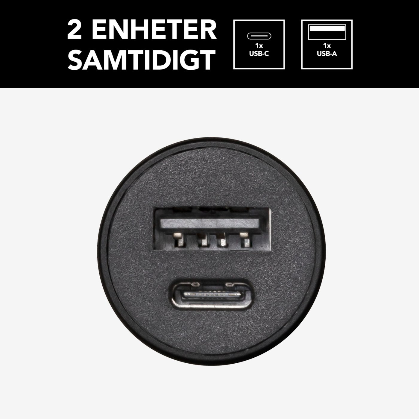 Linocell Billaddare med snabbladdning 30 W