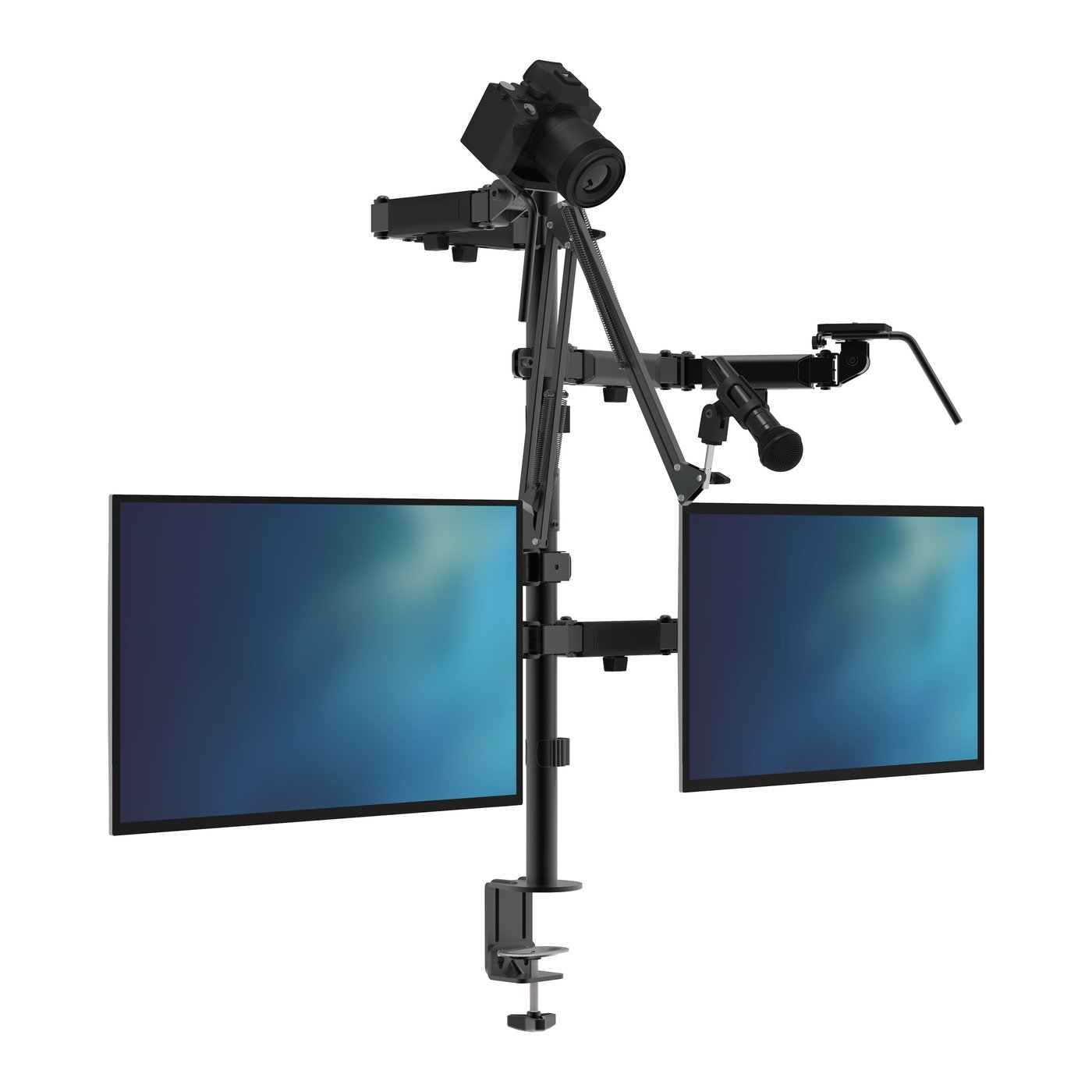 Luxorparts Studiostativ för 2 skärmar