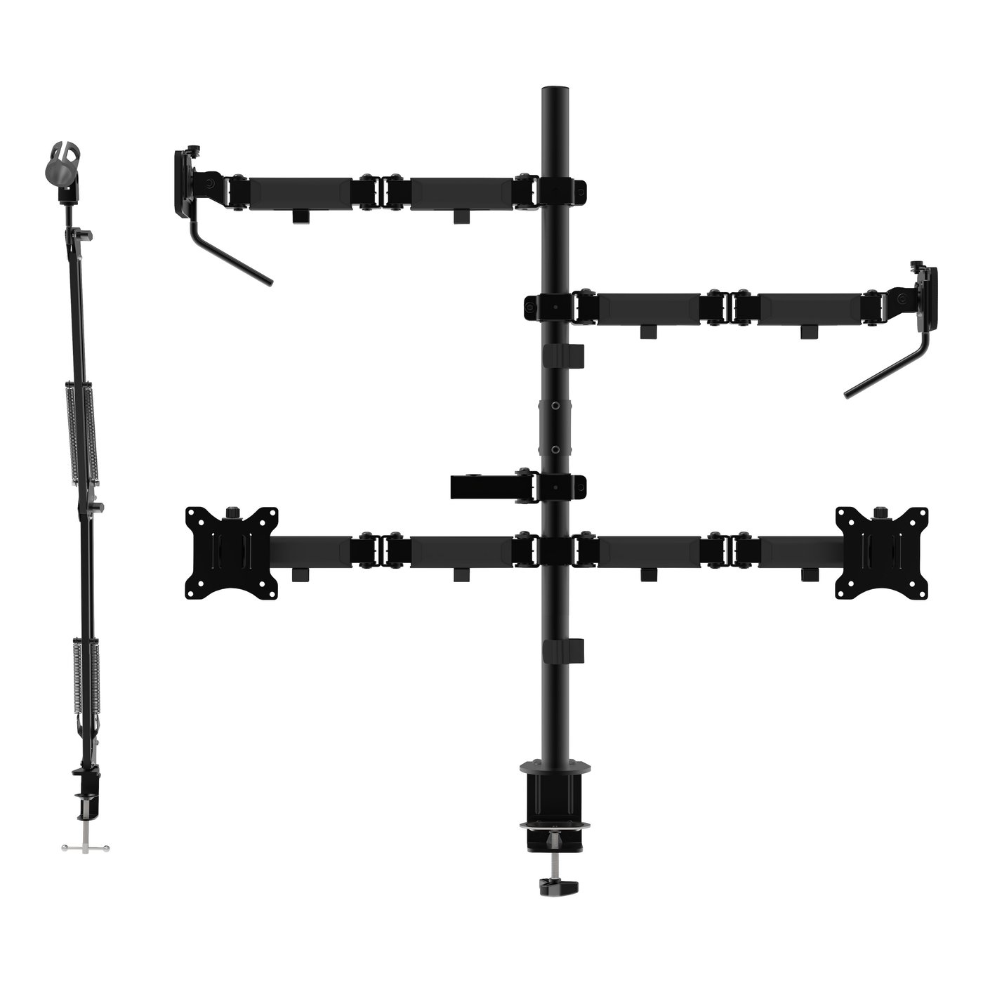 Luxorparts Studiostativ för 2 skärmar