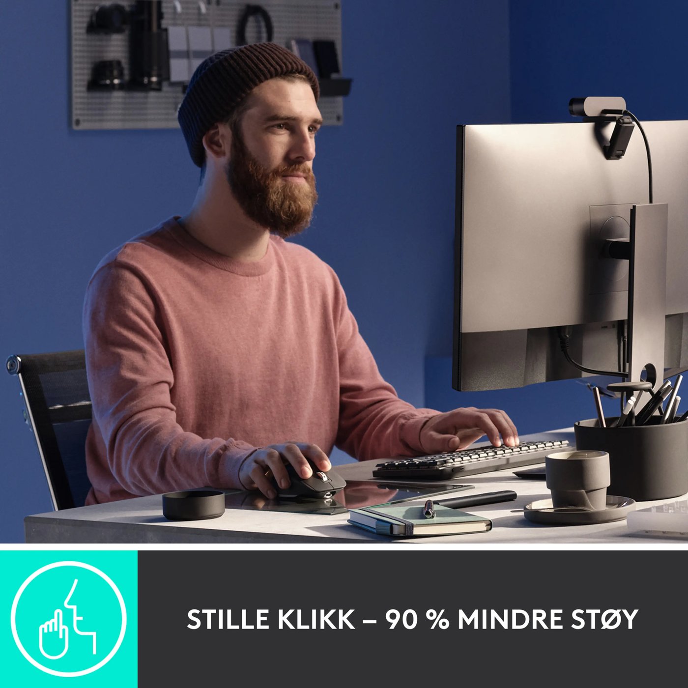 Logitech Mx Master 3s Trådløs datamus Graphite