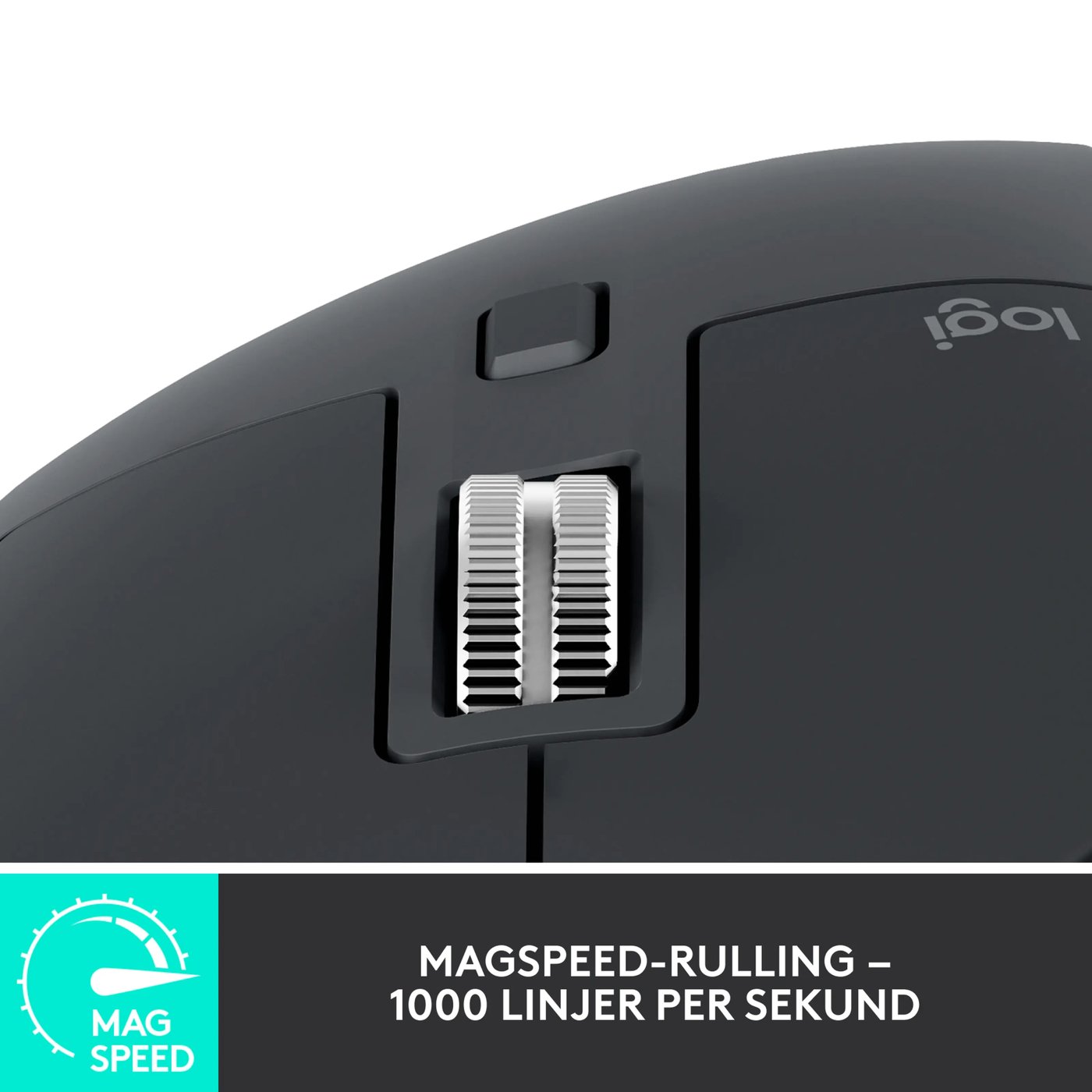 Logitech Mx Master 3s Trådløs datamus Graphite