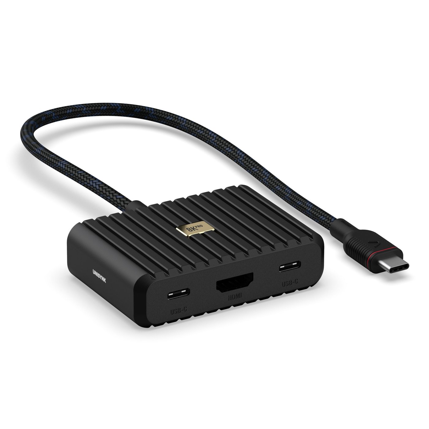 Unisynk USB-C-Hubb 5 portar 8K