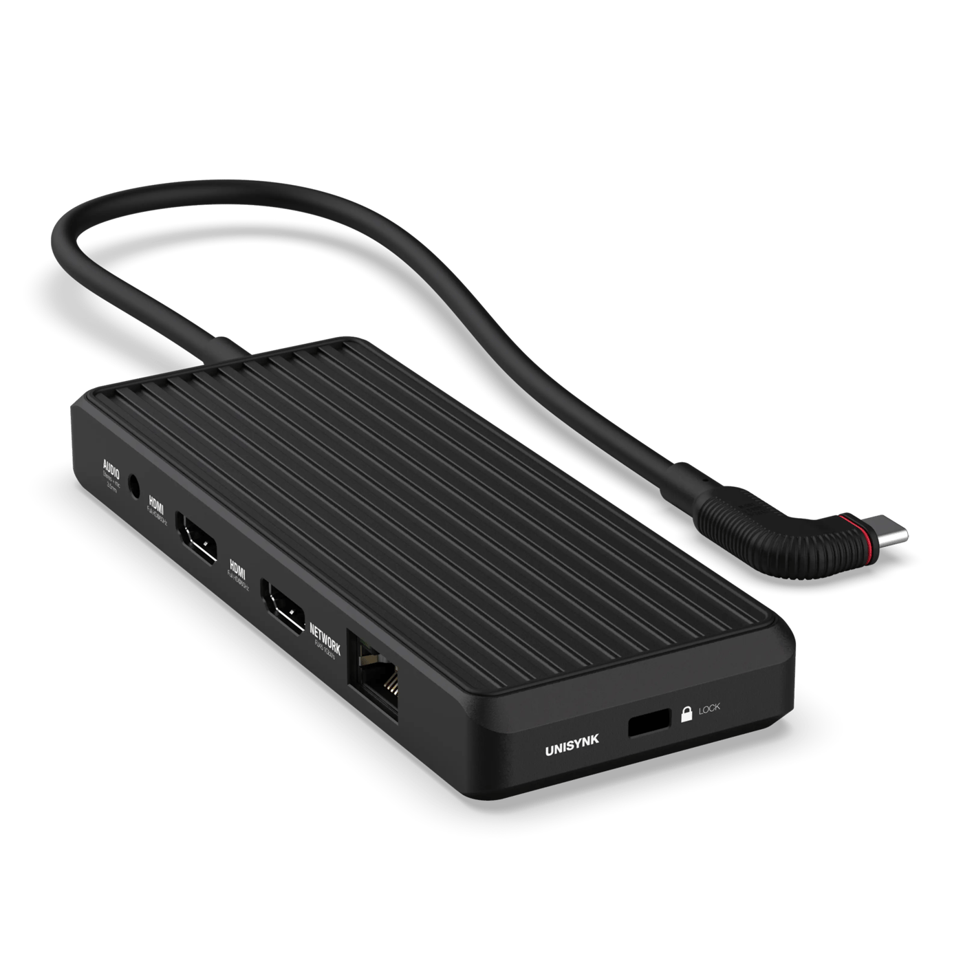 Unisynk USB-C-Hub 10 porter for to skjermer Windows
