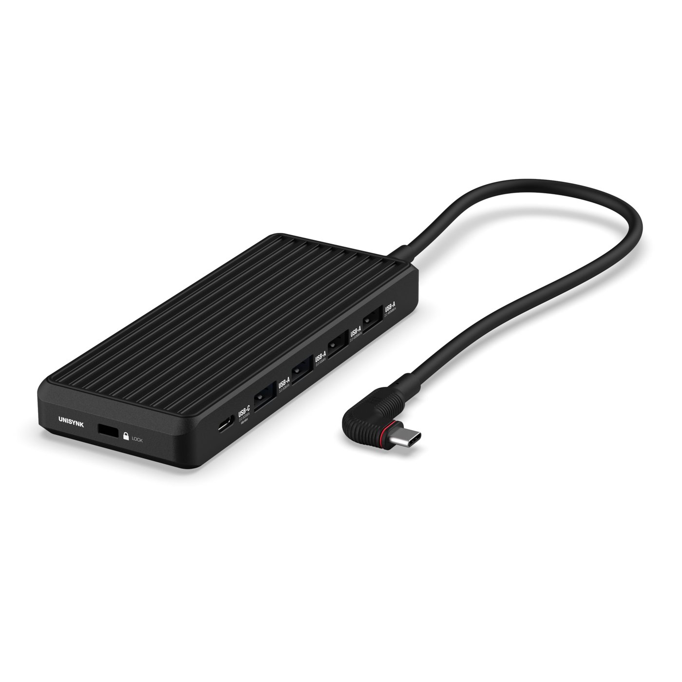 Unisynk USB-C-Hub 10 porter for to skjermer Windows