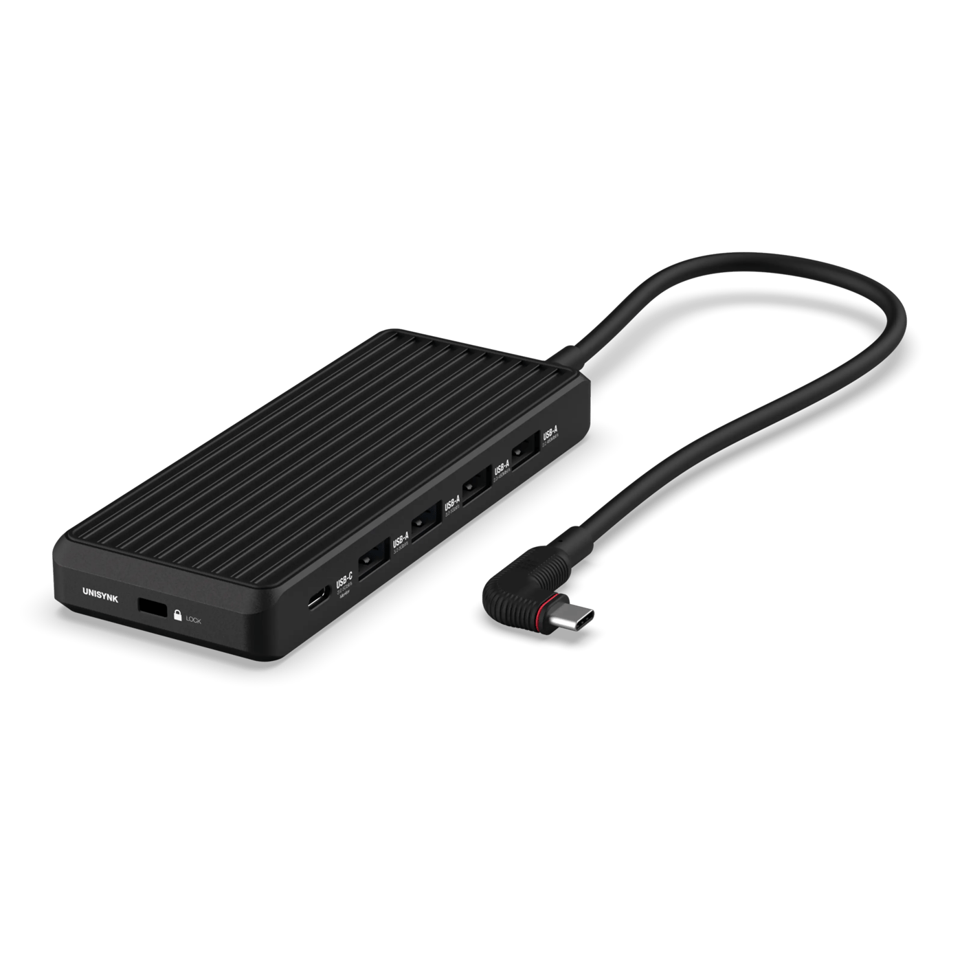 Unisynk USB-C-Hub 10 porter for to skjermer Windows