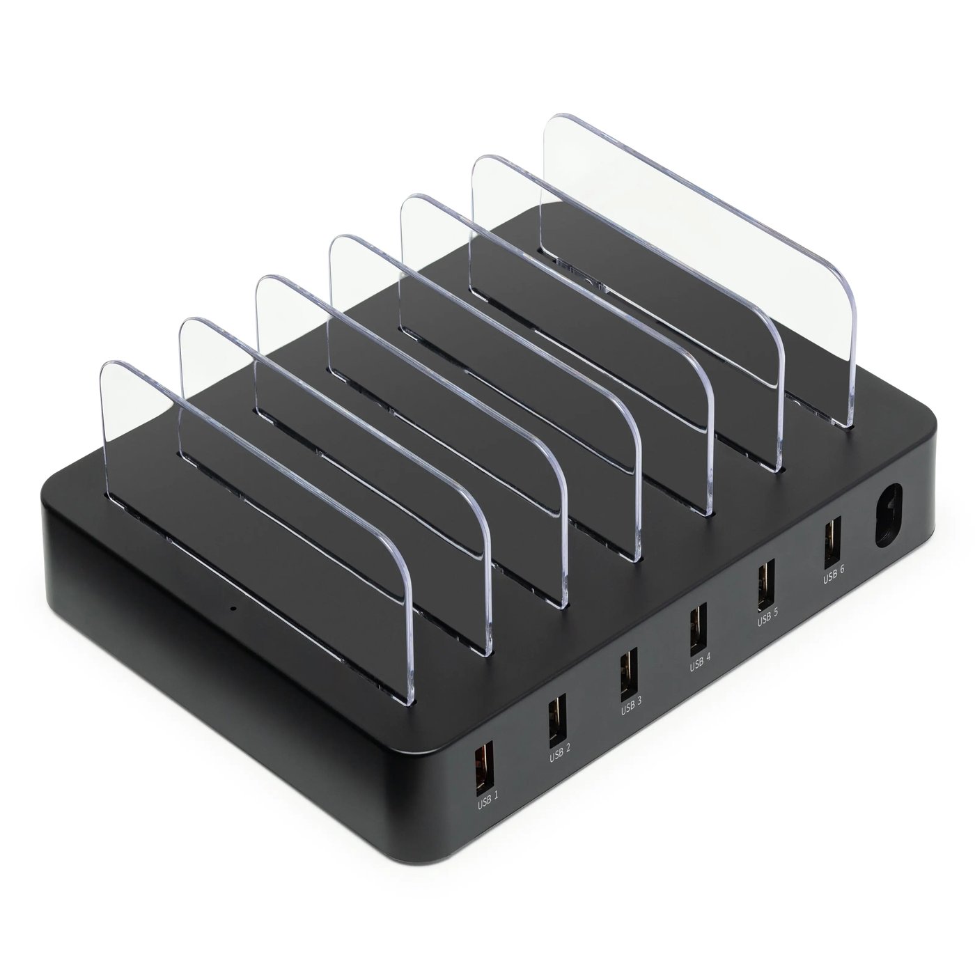Linocell USB-ladestasjon med stativfunksjon 6 porter