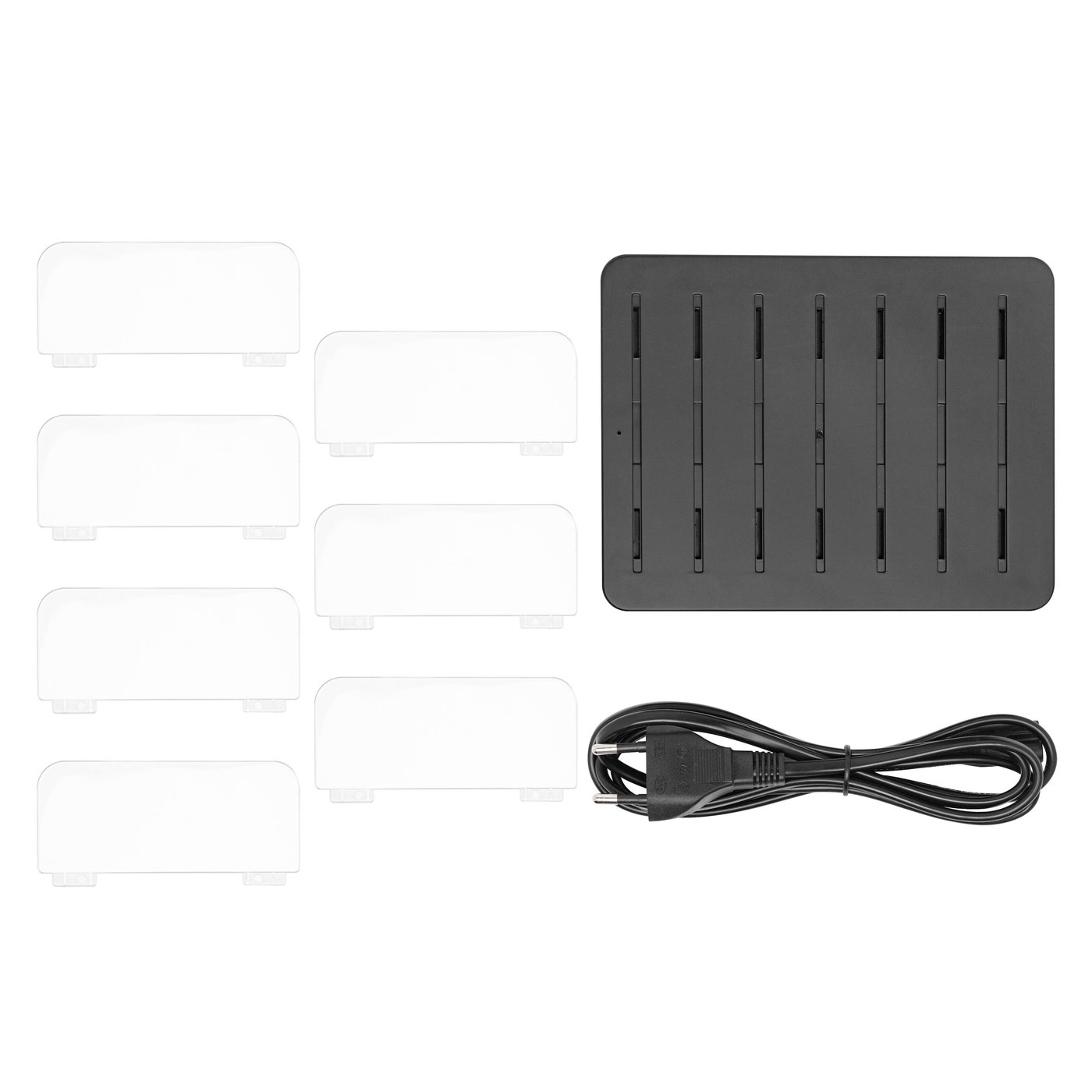 Linocell USB-ladestasjon med stativfunksjon 6 porter