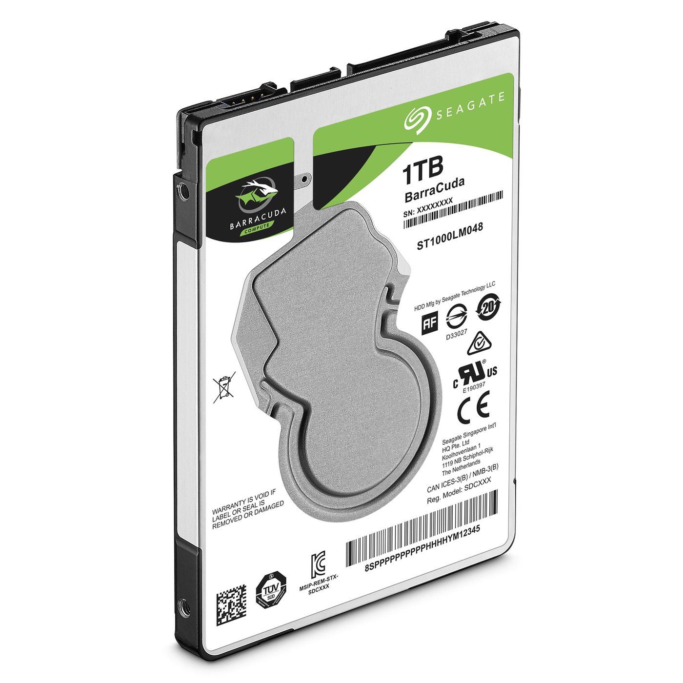 Seagate Barracuda Laptop Intern hårddisk 2,5” 1 TB