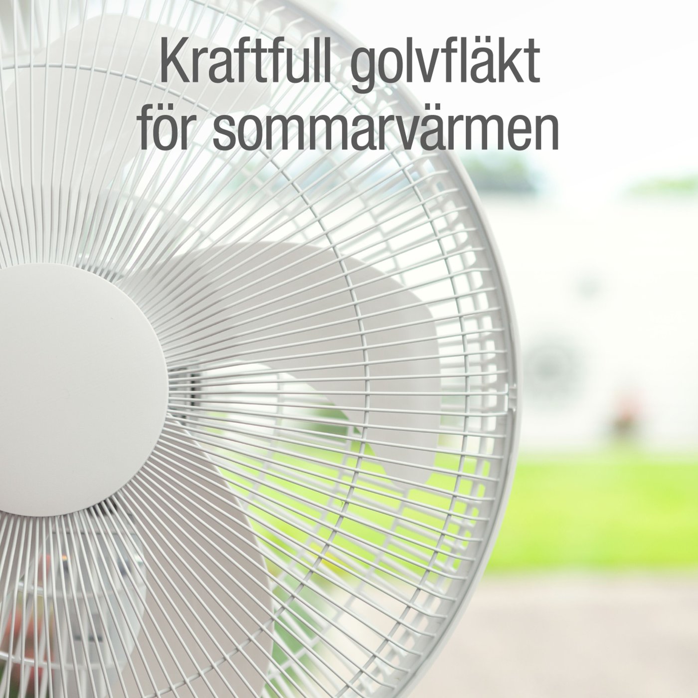 Rubicson Golvfläkt med fjärrkontroll Ø35 cm