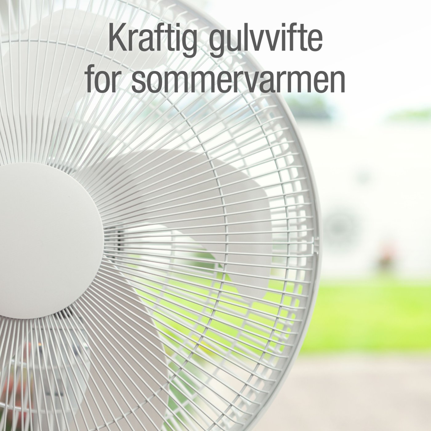 Rubicson Gulvvifte med fjernkontroll Ø35 cm